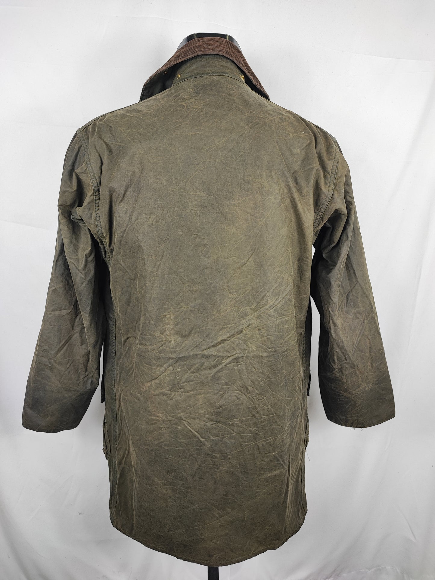 Giacca Barbour Unisex Border verde C36/91cm tg.46 - Green Wax Border Jacket Size Small C36