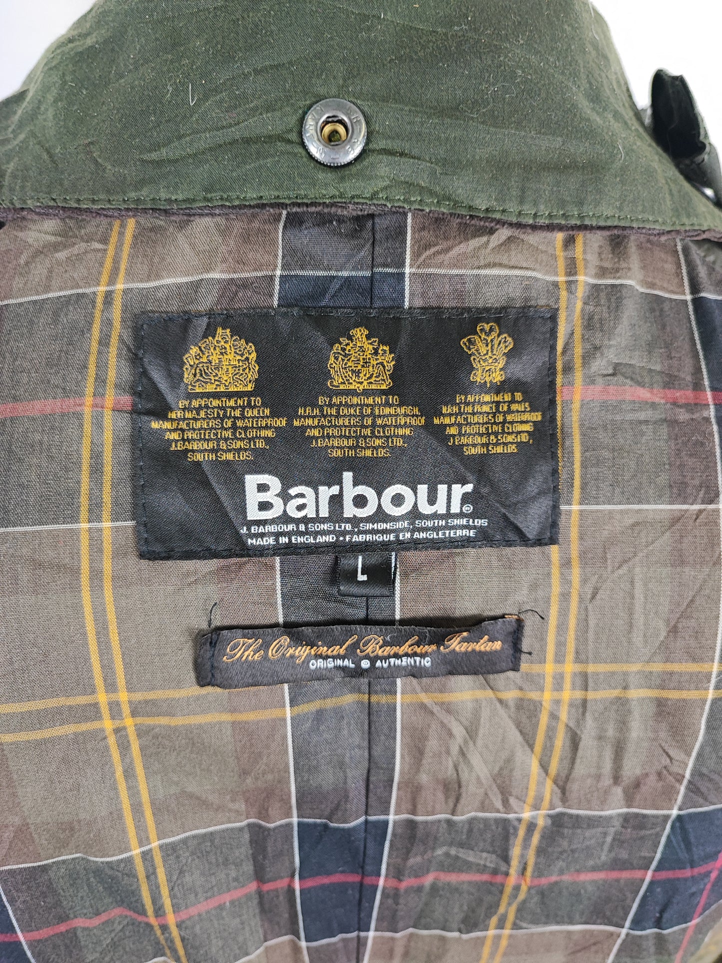 Barbour Giacca uomo verde Large - Man Green Lightweight Barfield Jacket Size L