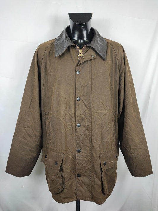 Barbour Giacca Beaufort vintage verde oliva C50/127cm - Olive Beaufort Waxed jacket size XXLarge