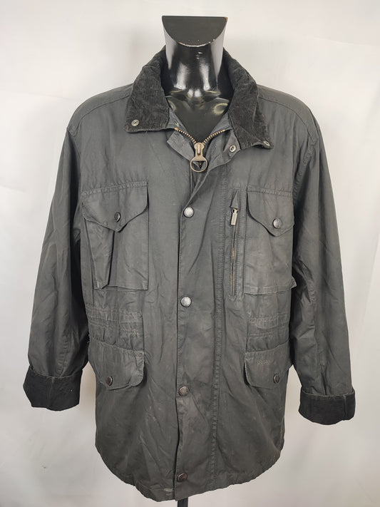 Barbour Giacca uomo nera Xlarge Sapper Jacket - Man Black Waxed Sapper Jacket Size XL