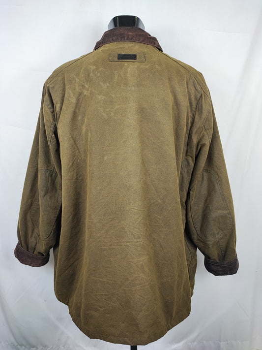 Barbour Giacca uomo Verde Taglia 3xl  Man Olive Waxed Cole Jacket Size 3XLarge