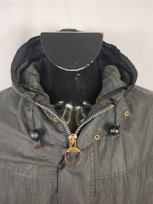 Giacca Barbour Durham blu cerata c50/127 cm XXL - Man Navy wax Durham jacket size C50