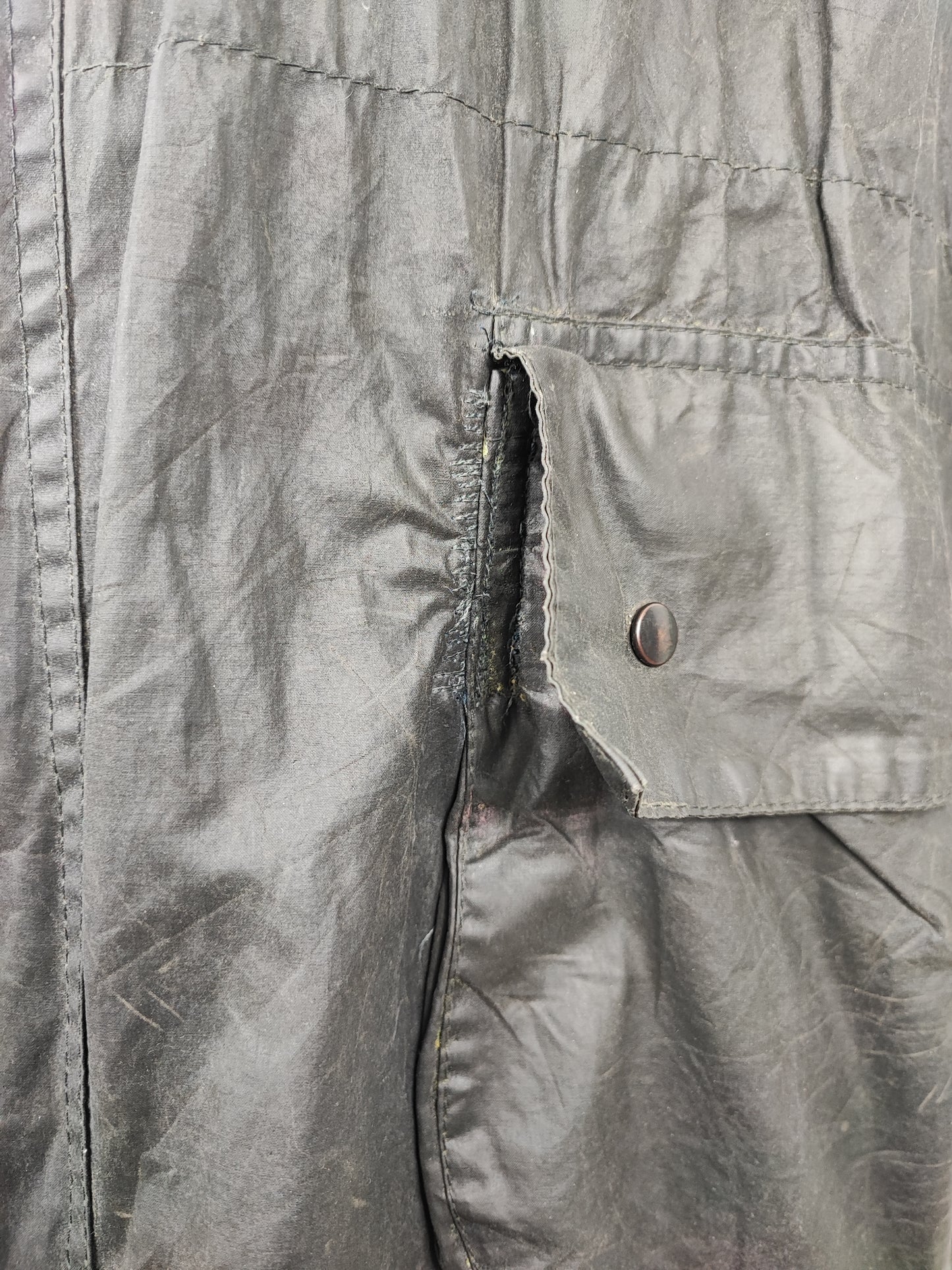 Giacca Barbour Durham blu cerata c50/127 cm XXL - Man Navy wax Durham jacket size C50