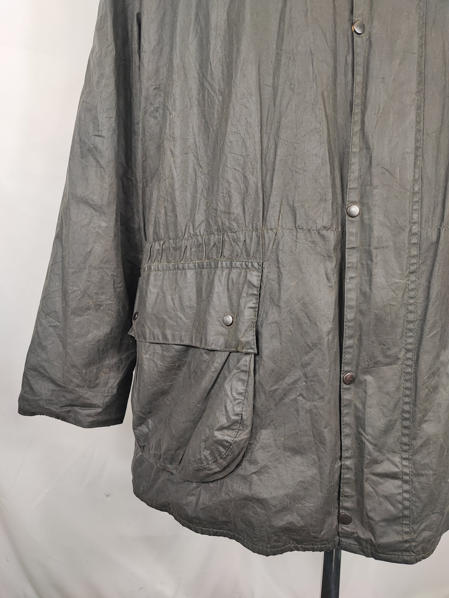 Giacca Barbour Durham blu cerata c50/127 cm XXL - Man Navy wax Durham jacket size C50