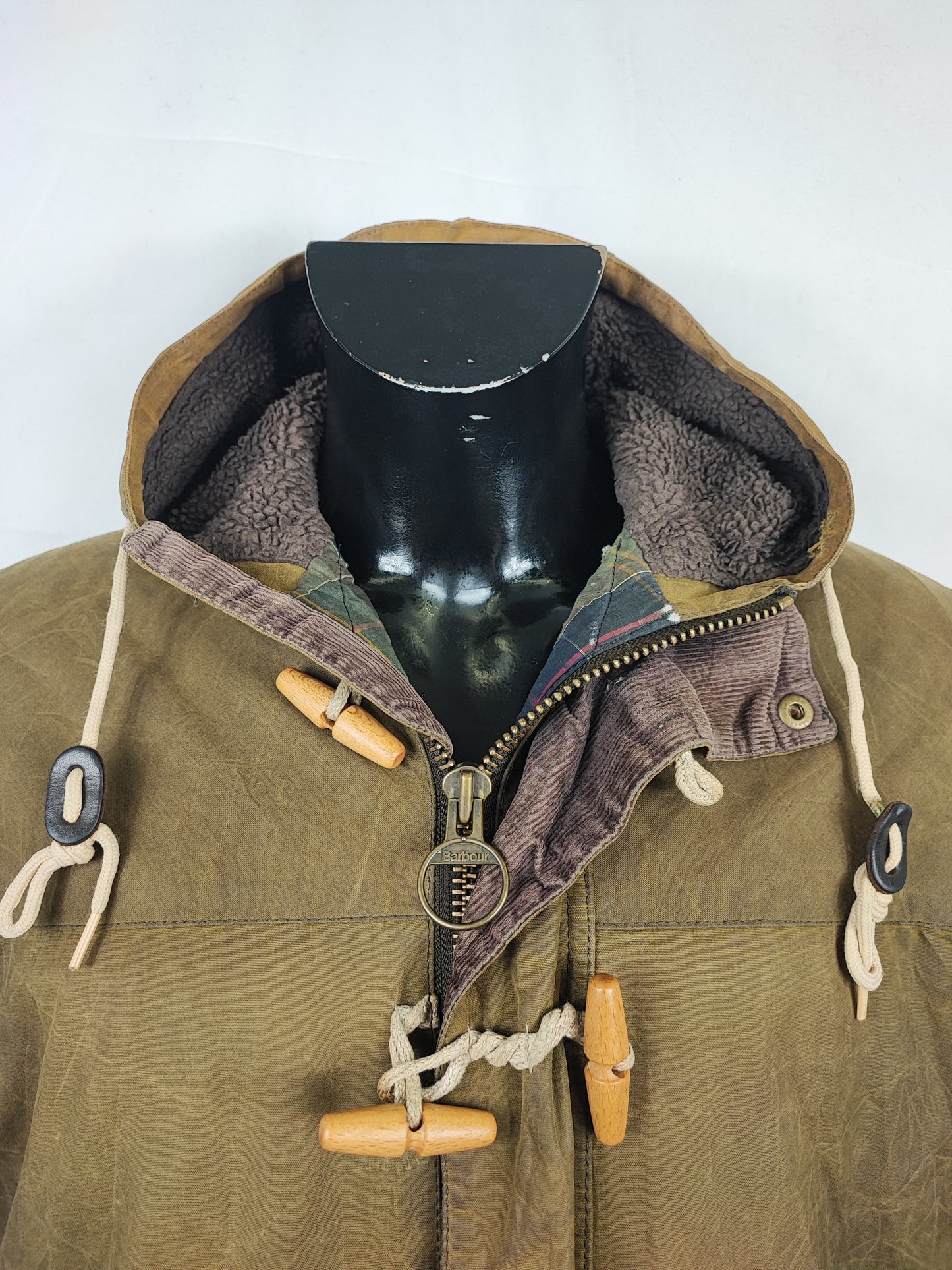 Parka Barbour verde uomo con cappuccio Kirkham Medium - Man Green Kirkham jacket size M