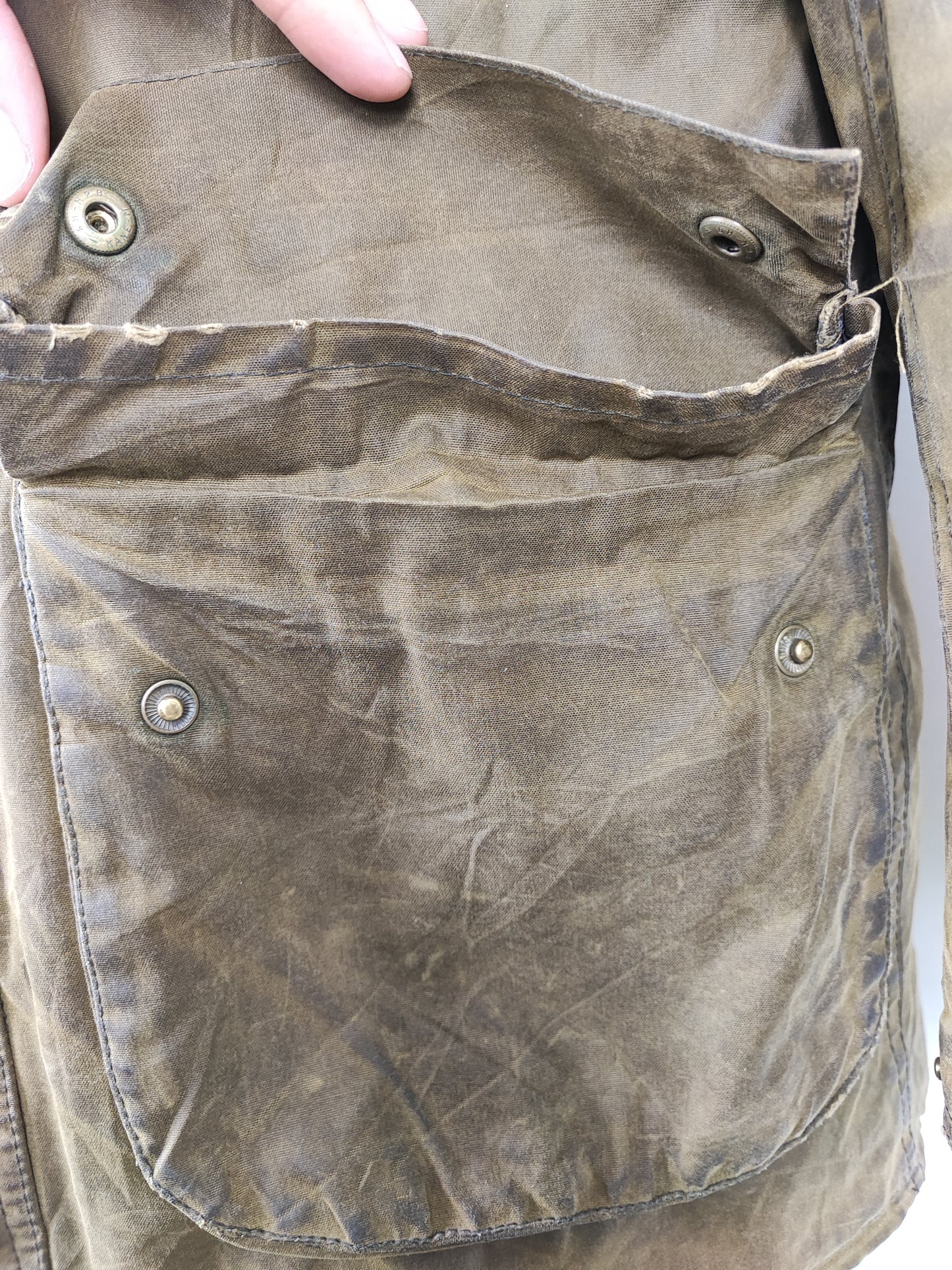 Parka Barbour verde uomo con cappuccio Kirkham Medium - Man Green Kirkham jacket size M