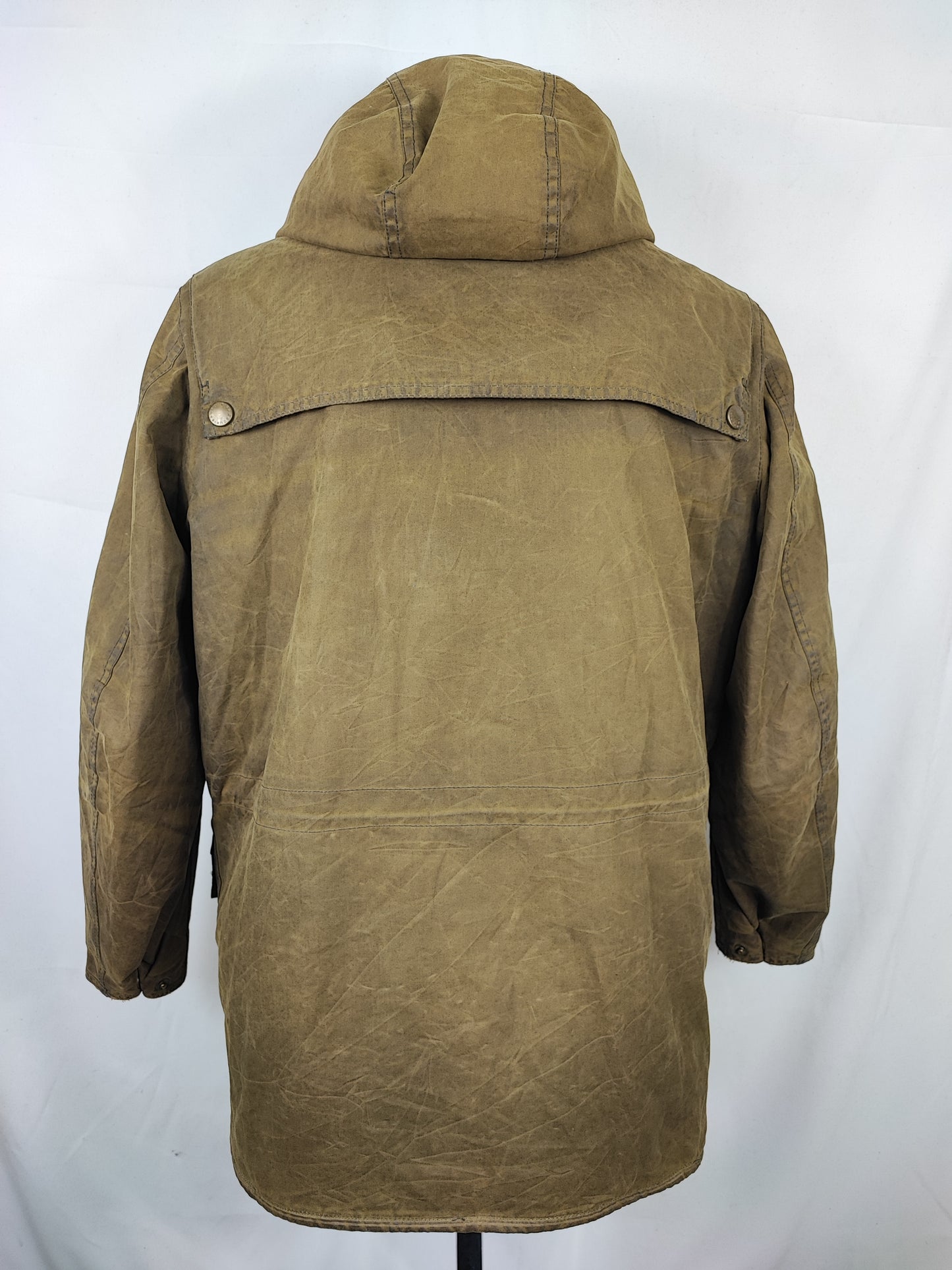 Parka Barbour verde uomo con cappuccio Kirkham Medium - Man Green Kirkham jacket size M