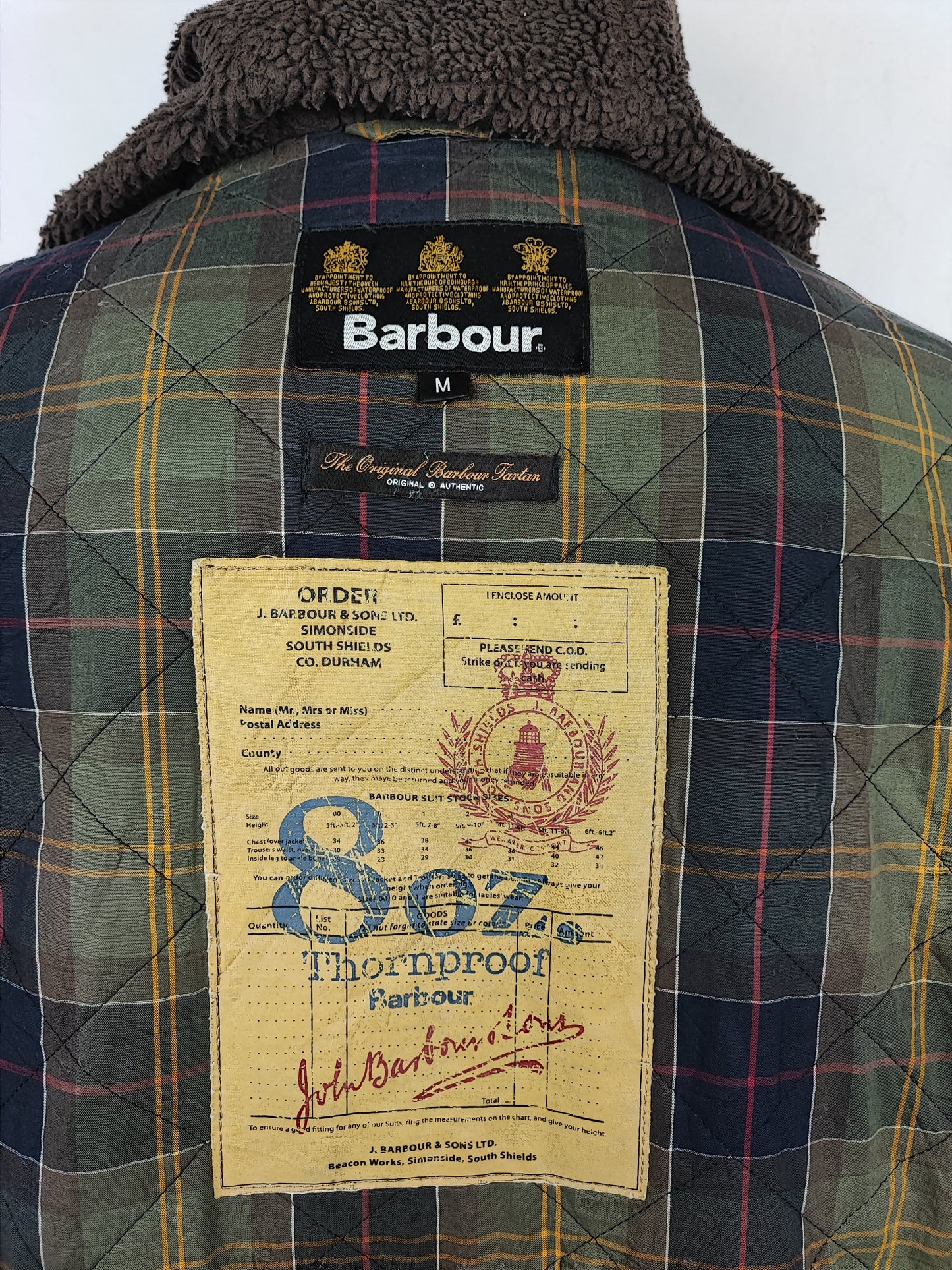 Parka Barbour verde uomo con cappuccio Kirkham Medium - Man Green Kirkham jacket size M