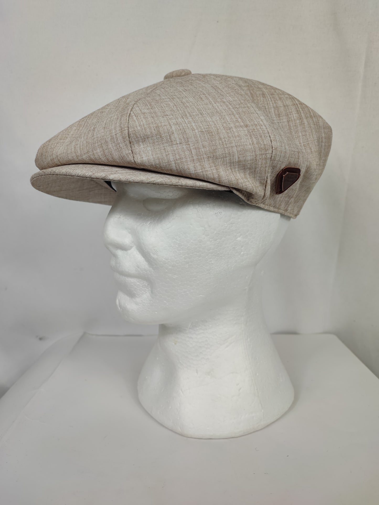 Coppola nuova inglese primavera Beige Newsboy Cap - Peaky Blinders Beige Summer Cap - Shop In London