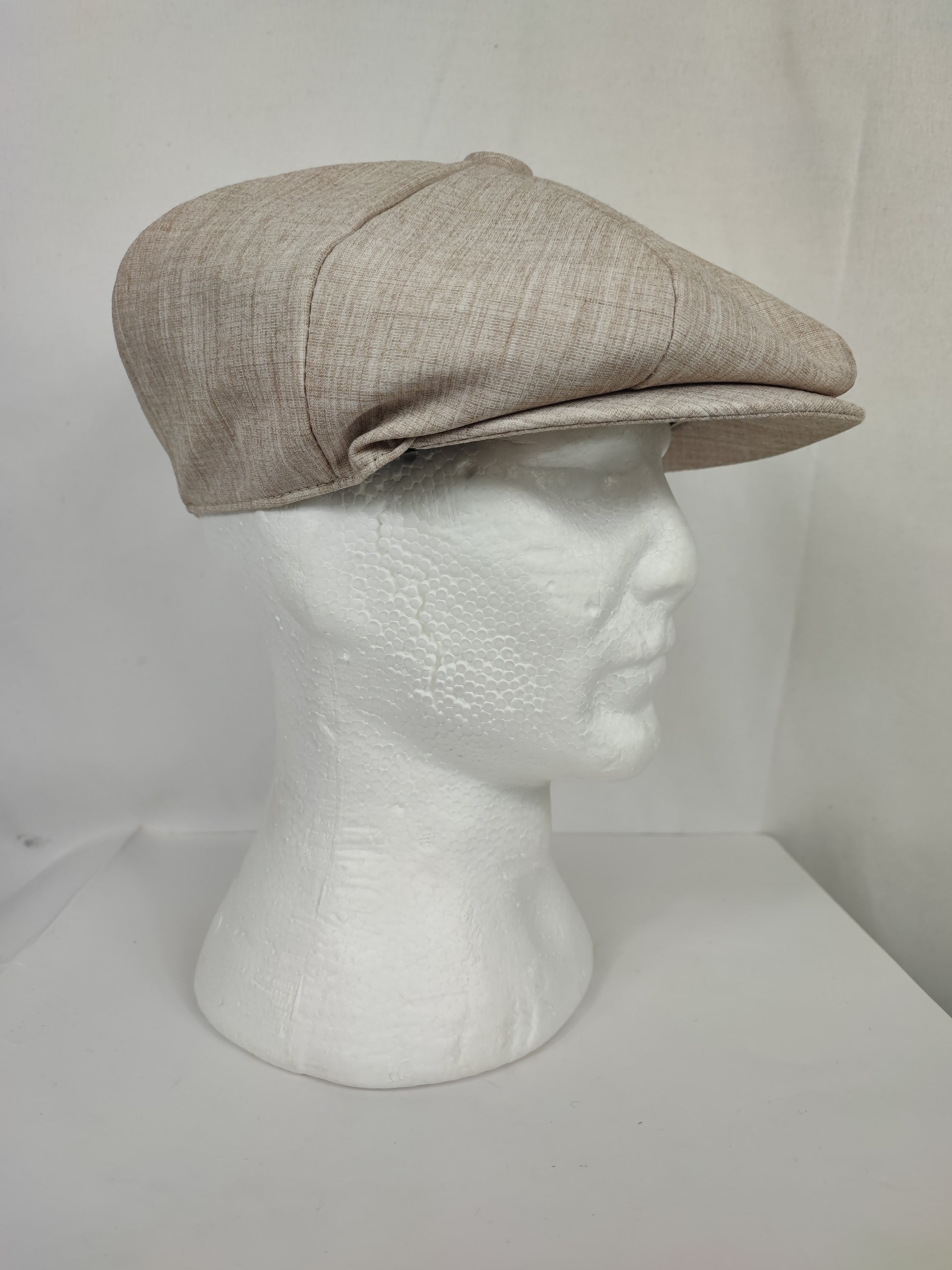 Coppola nuova inglese primavera Beige Newsboy Cap - Peaky Blinders Beige Summer Cap - Shop In London