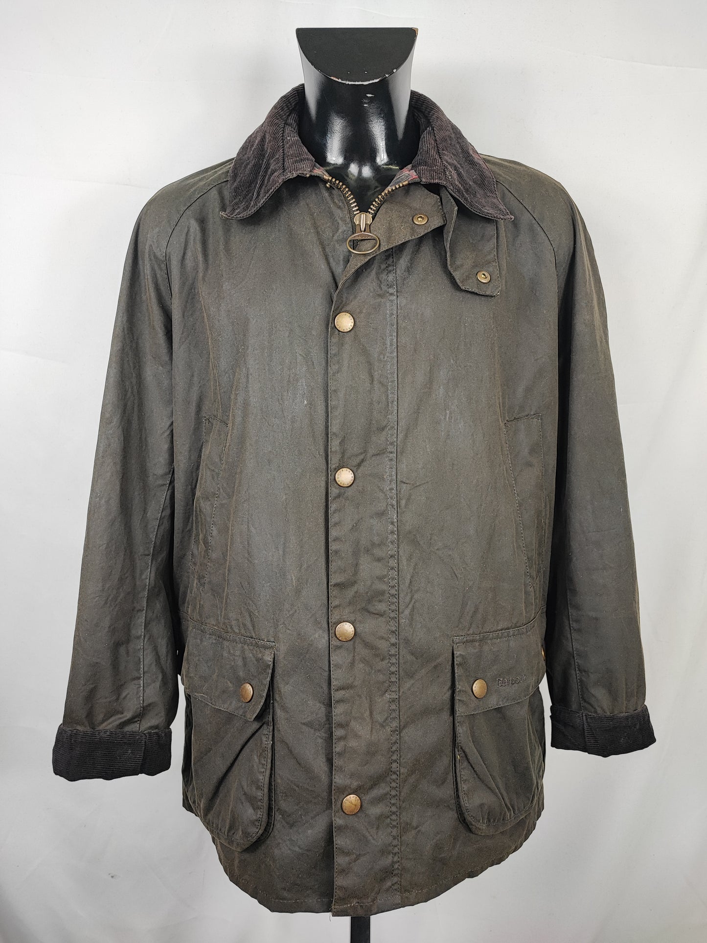 Giacca Barbour Verde Ashby Uomo XLarge- Man Green Ashby Wax Jacket Size XLarge