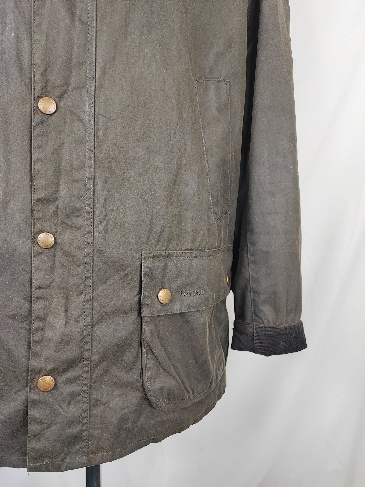 Giacca Barbour Verde Ashby Uomo XLarge- Man Green Ashby Wax Jacket Size XLarge