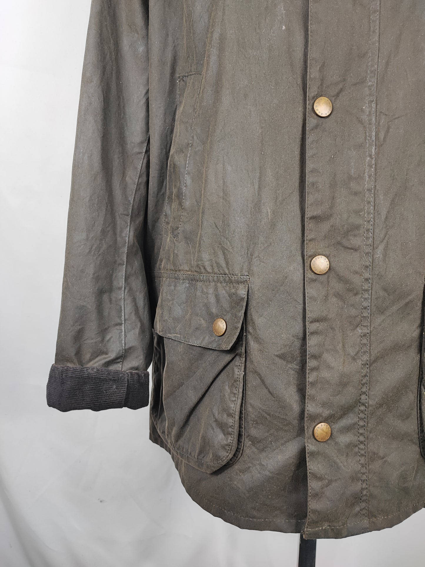 Giacca Barbour Verde Ashby Uomo XLarge- Man Green Ashby Wax Jacket Size XLarge