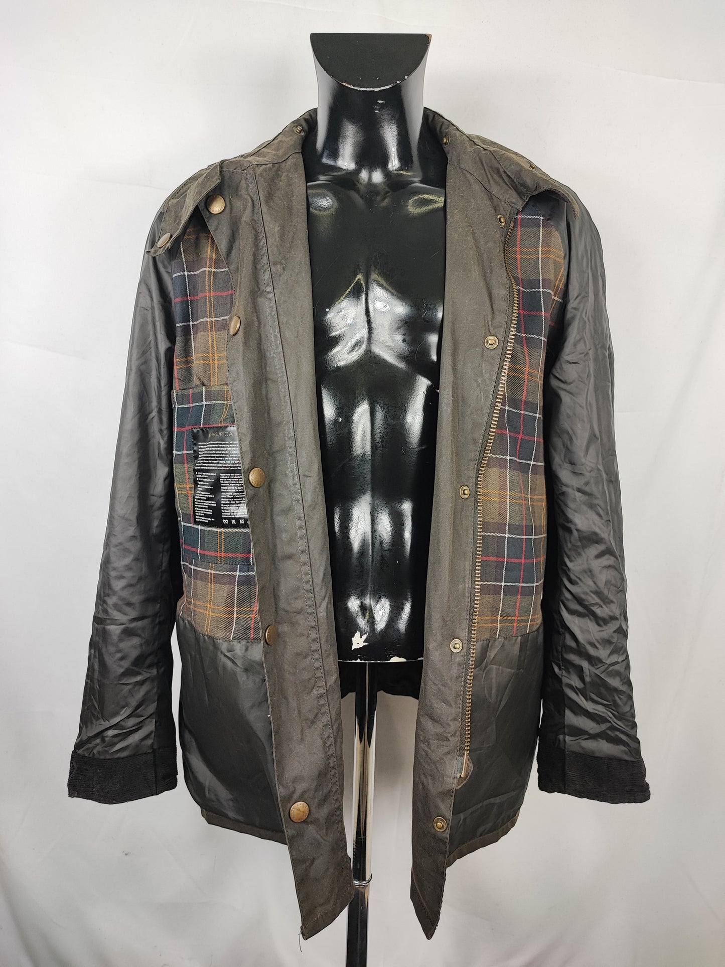 Giacca Barbour Verde Ashby Uomo XLarge- Man Green Ashby Wax Jacket Size XLarge