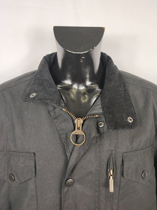 Barbour Giacca uomo nera Large Sapper Jacket Black Waxed Sapper Jacket Size L