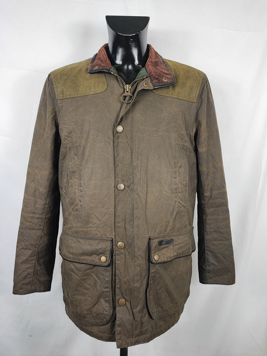 Giacca Barbour Verde Uomo cerato Medium - Man Olive hartlington wax jacket Size Medium