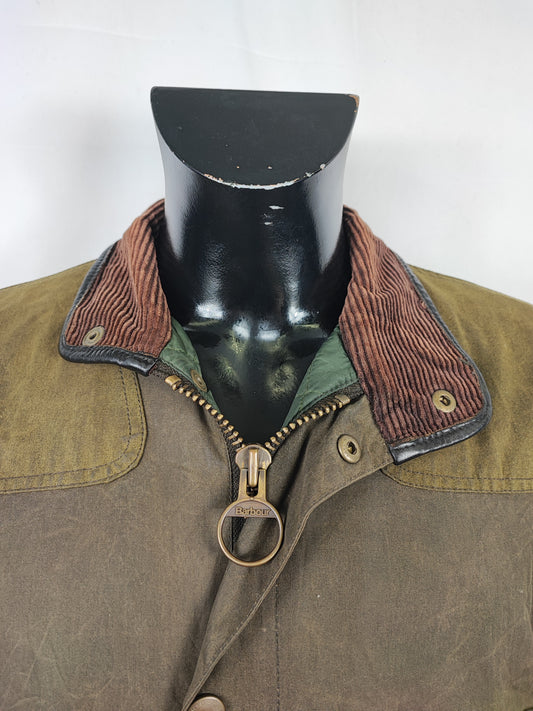 Giacca Barbour Verde Uomo cerato Medium - Man Olive hartlington wax jacket Size Medium