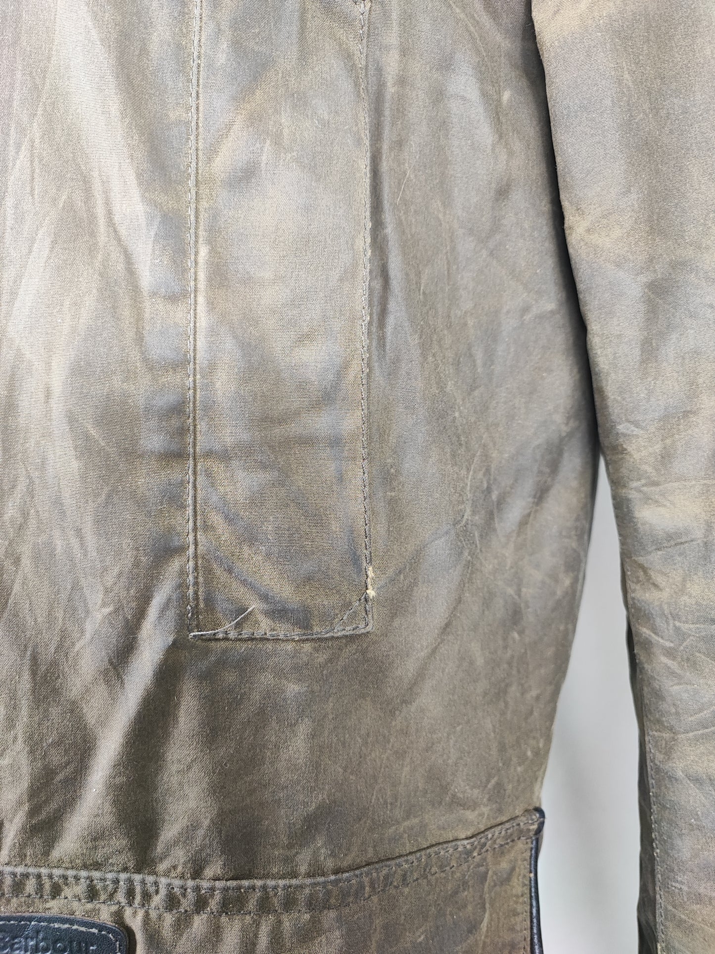 Giacca Barbour Verde Uomo cerato Medium - Man Olive hartlington wax jacket Size Medium