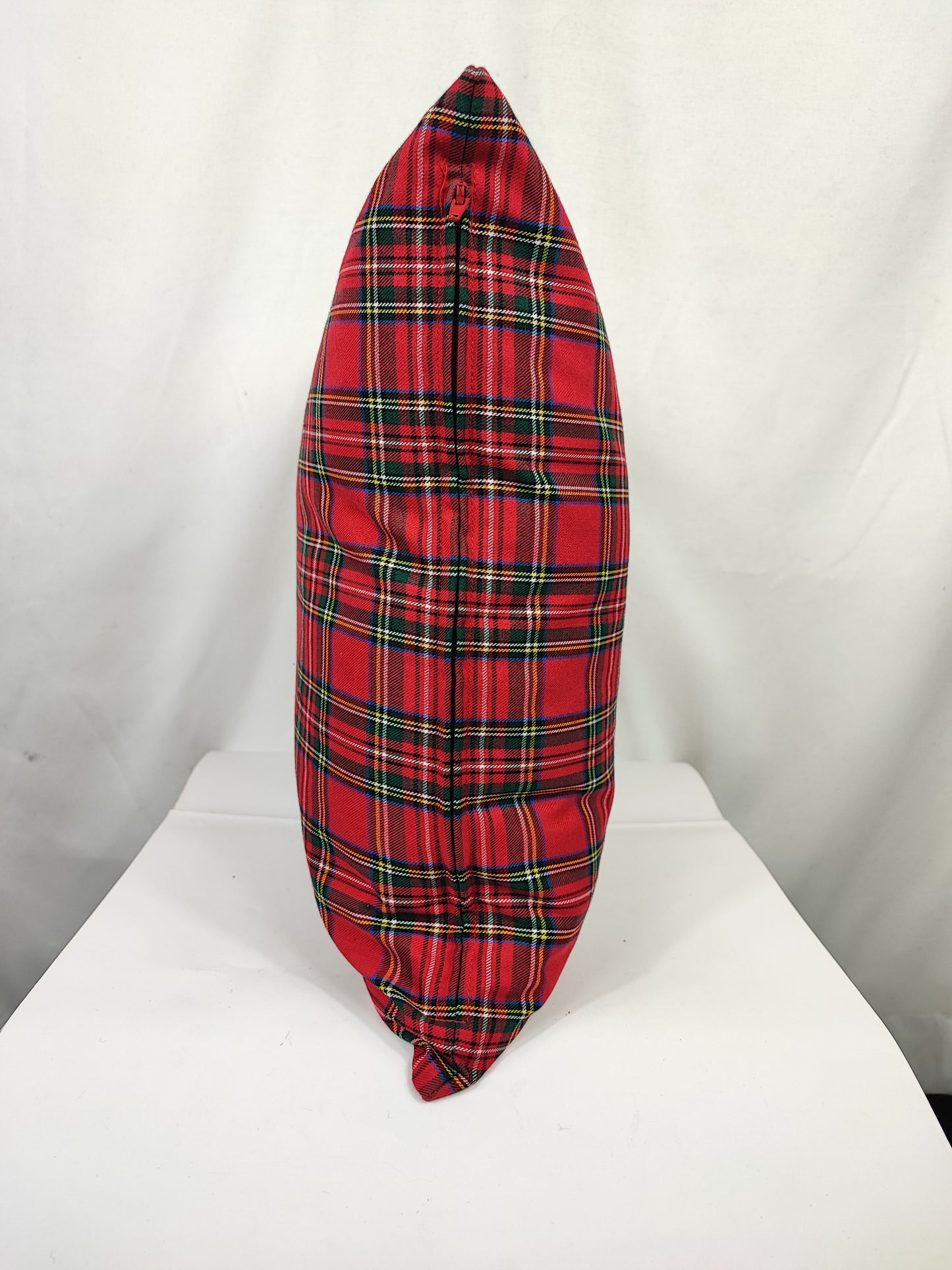 Cuscino quadrato in Tartan Scozzese Rosso e nero