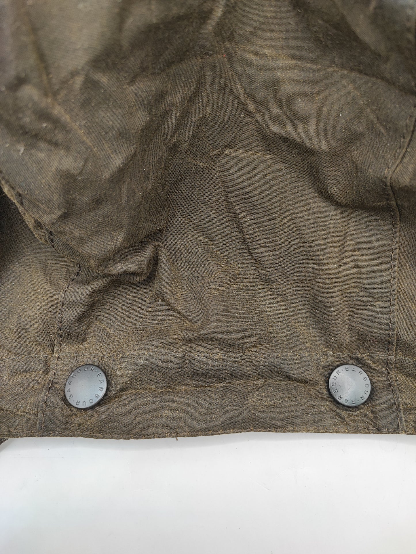 Cappuccio Barbour verde oliva recente - Olive Waxed hood One size