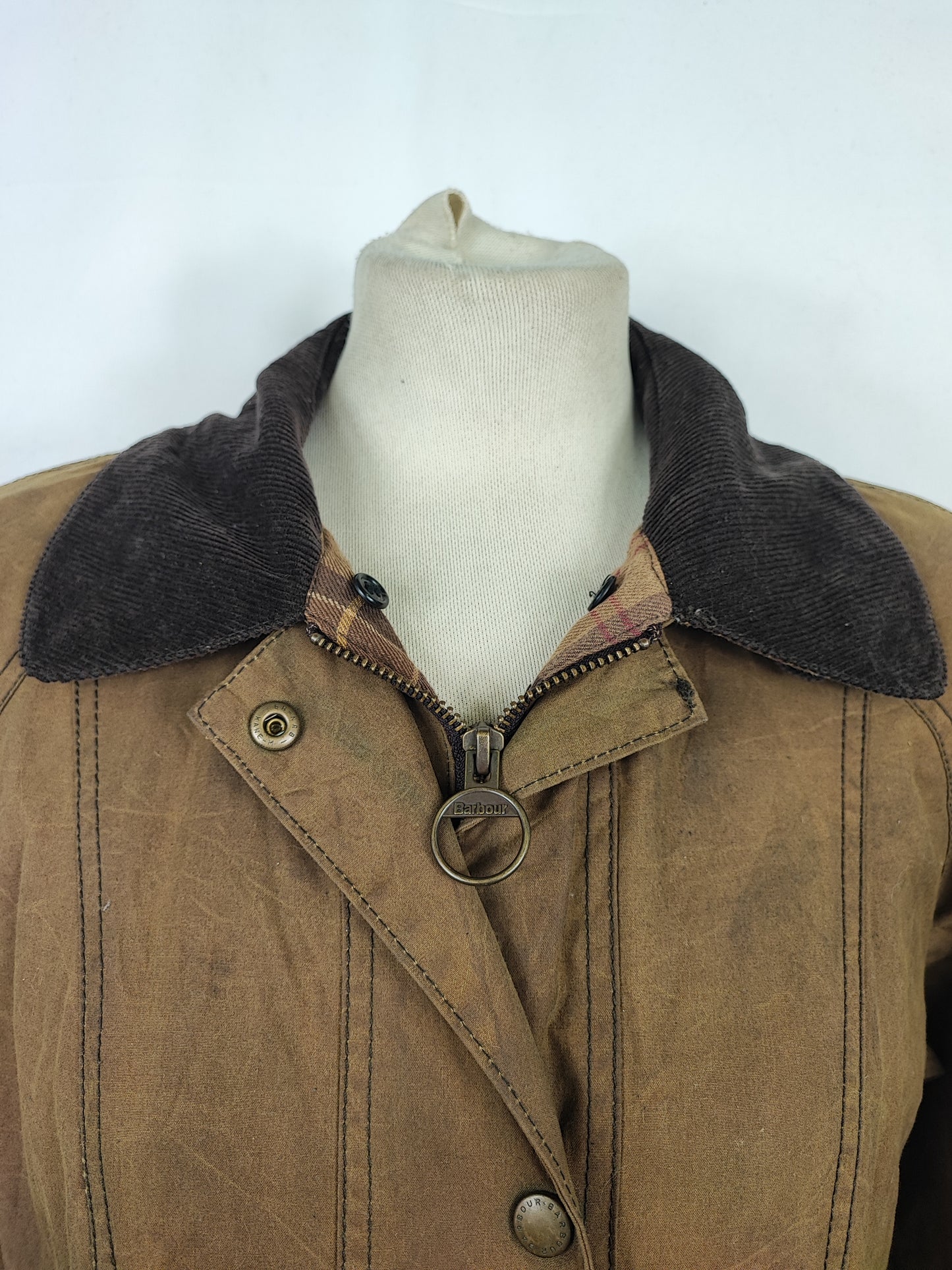Giacca Barbour donna beige Classic Beadnell Uk 12 Medium-Lady Sand Classic Beadnell M