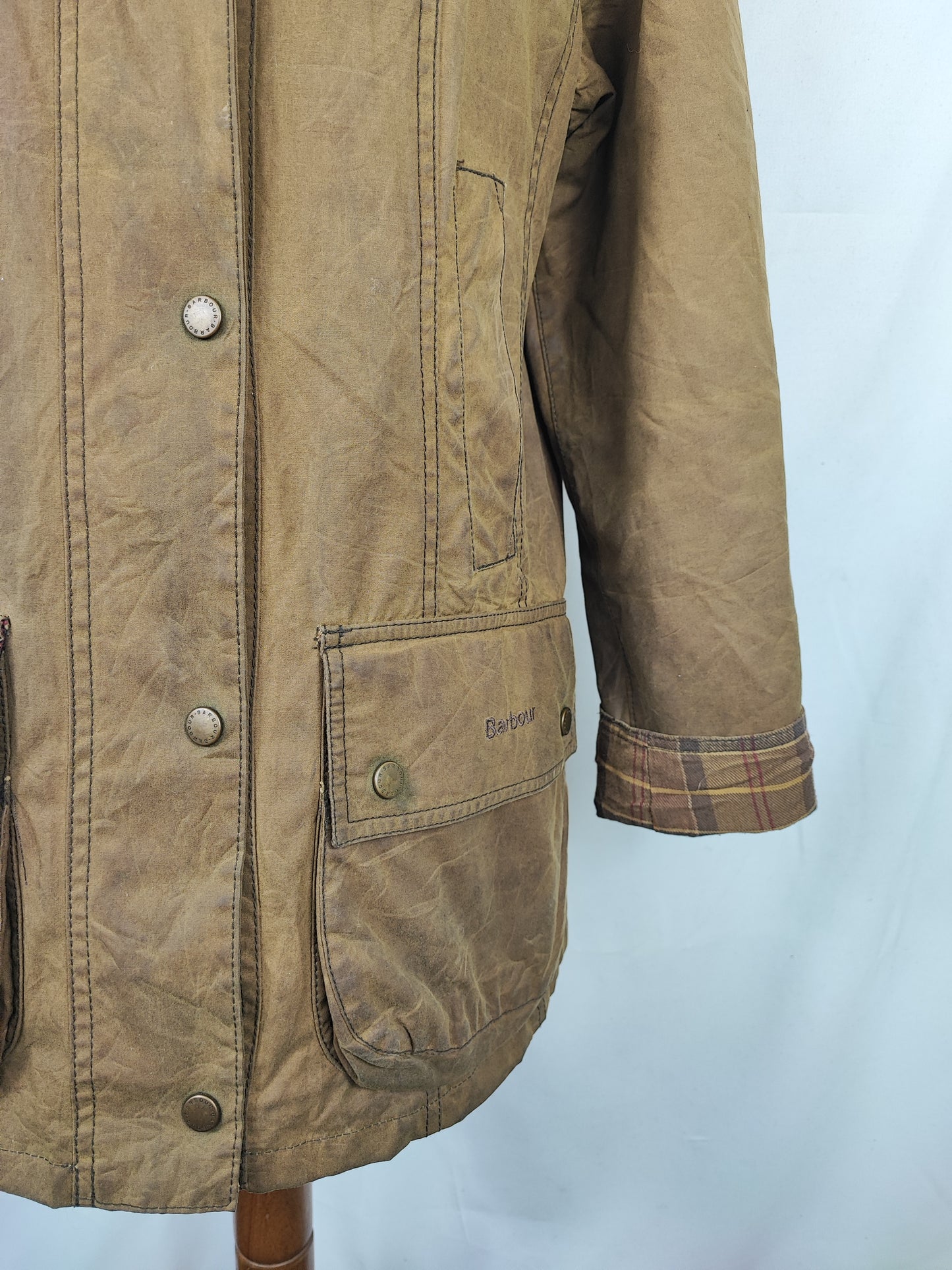 Giacca Barbour donna beige Classic Beadnell Uk 12 Medium-Lady Sand Classic Beadnell M