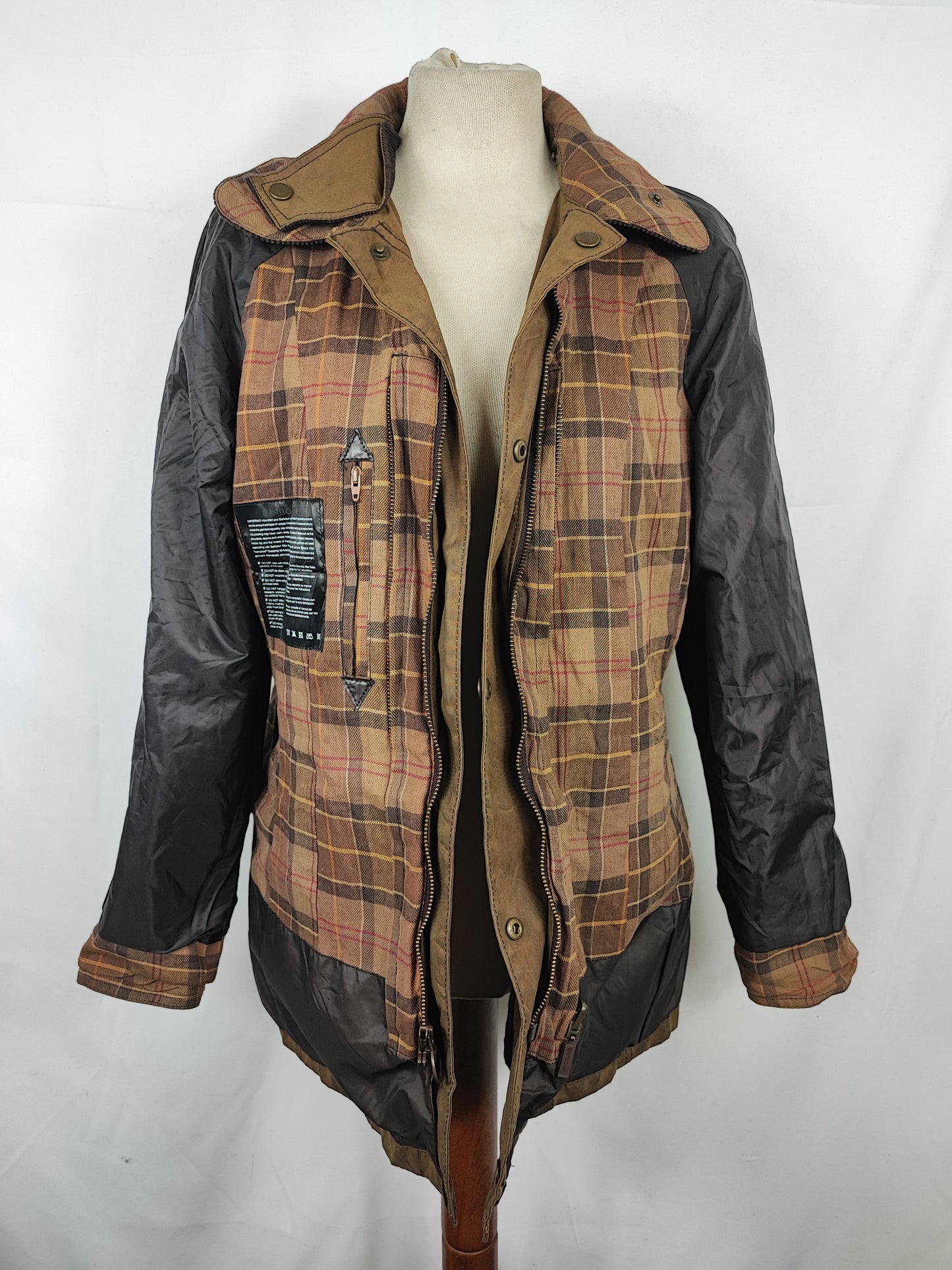 Giacca Barbour donna beige Classic Beadnell Uk 12 Medium-Lady Sand Classic Beadnell M