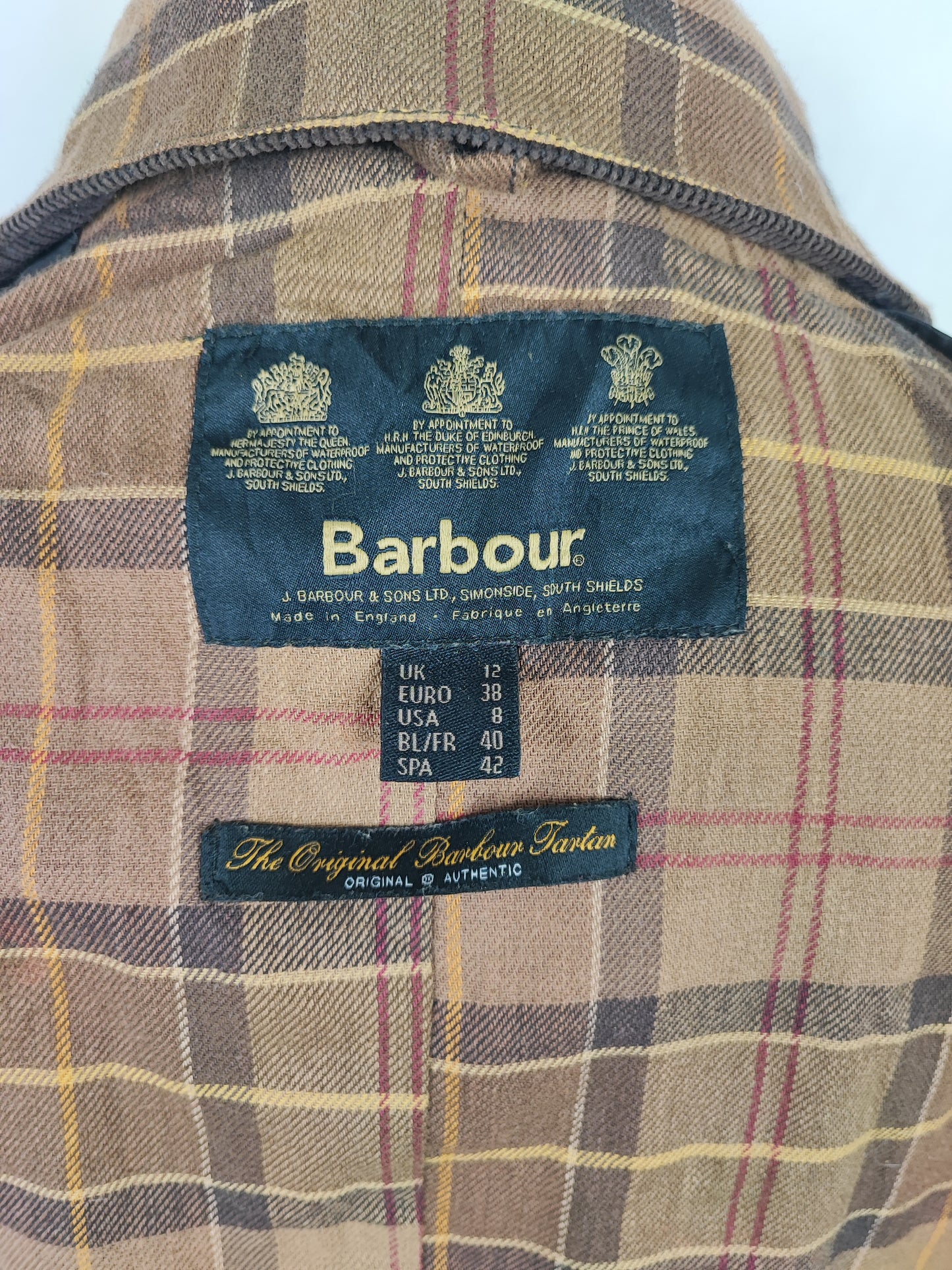 Giacca Barbour donna beige Classic Beadnell Uk 12 Medium-Lady Sand Classic Beadnell M