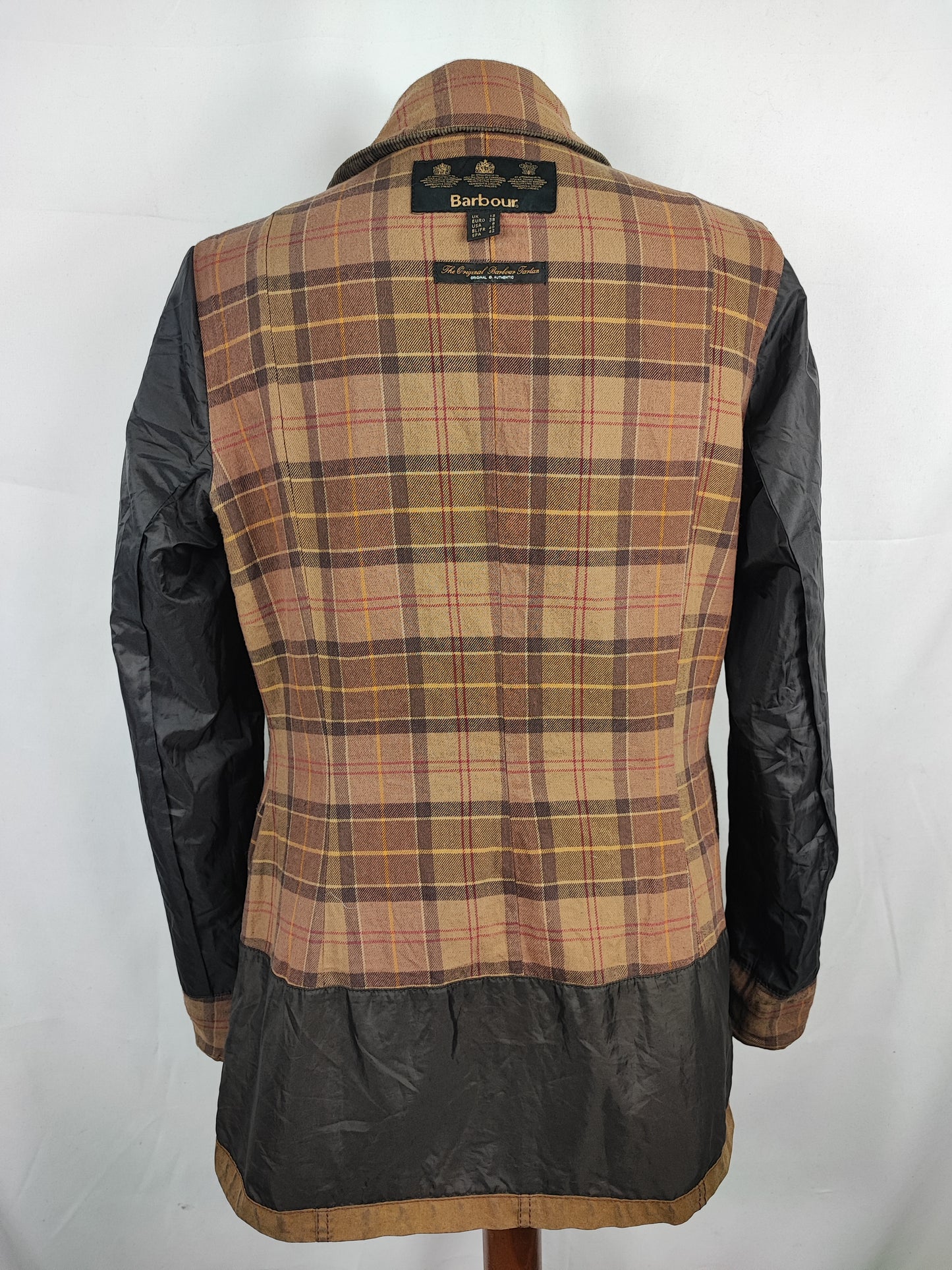 Giacca Barbour donna beige Vintage Beadnell Uk 12 Medium-Lady Sand Vintage Beadnell M