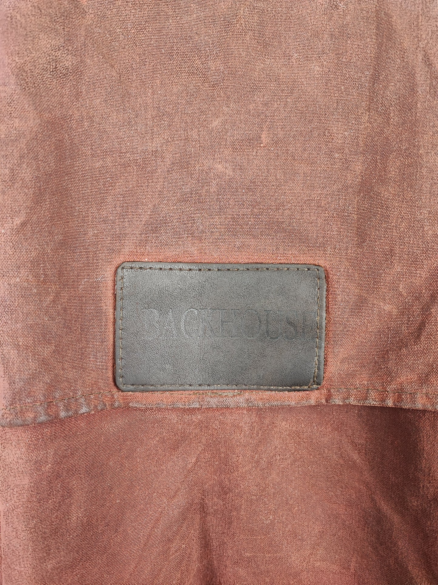 RARO Barbour Backhouse marrone C44/112 cm Man Riding Brown Wax Jacket size XLarge