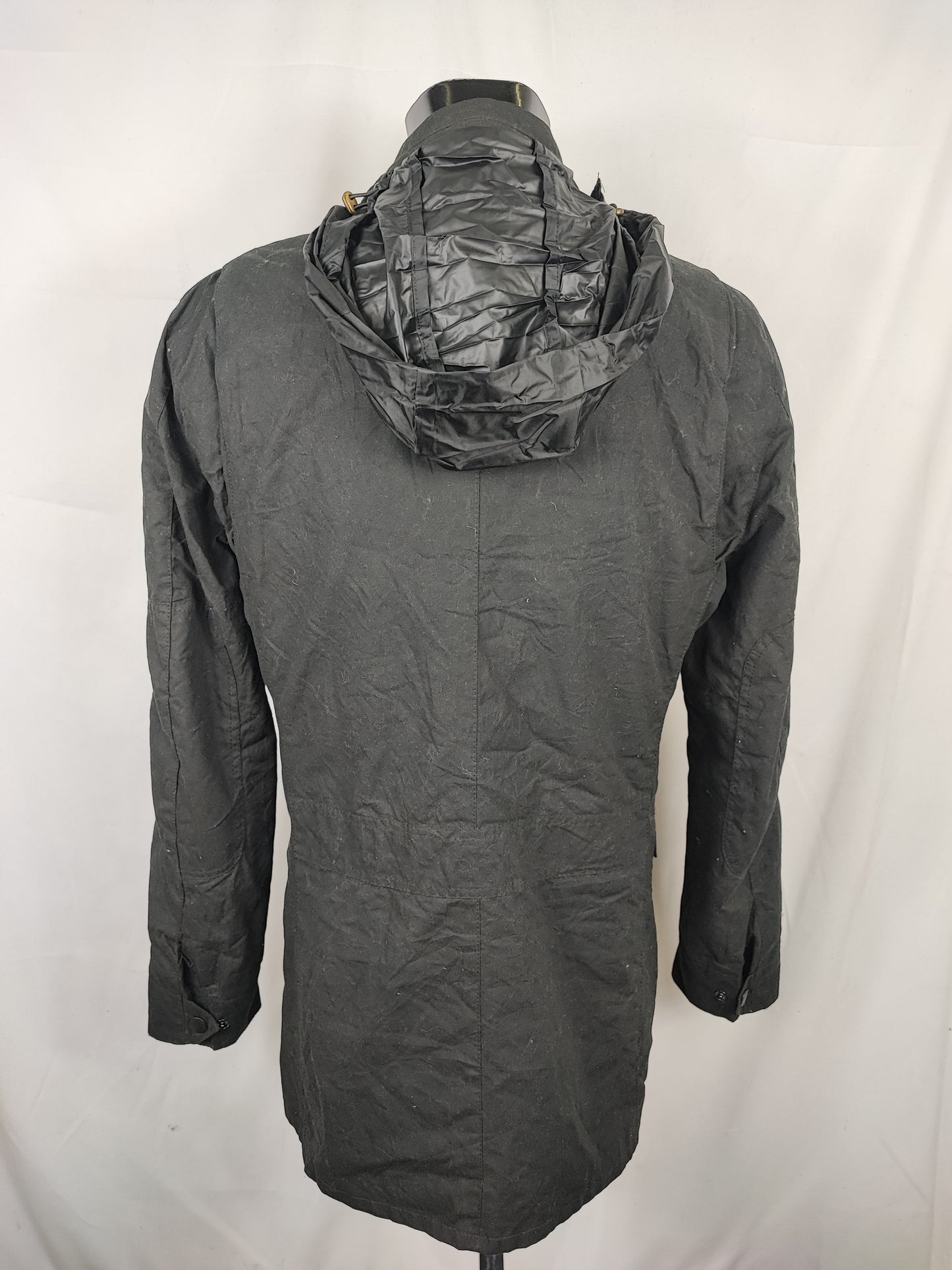 Barbour Giacca Uomo Corbridge Nera Large Man Black Waxed Corbridge Jacket Size Large