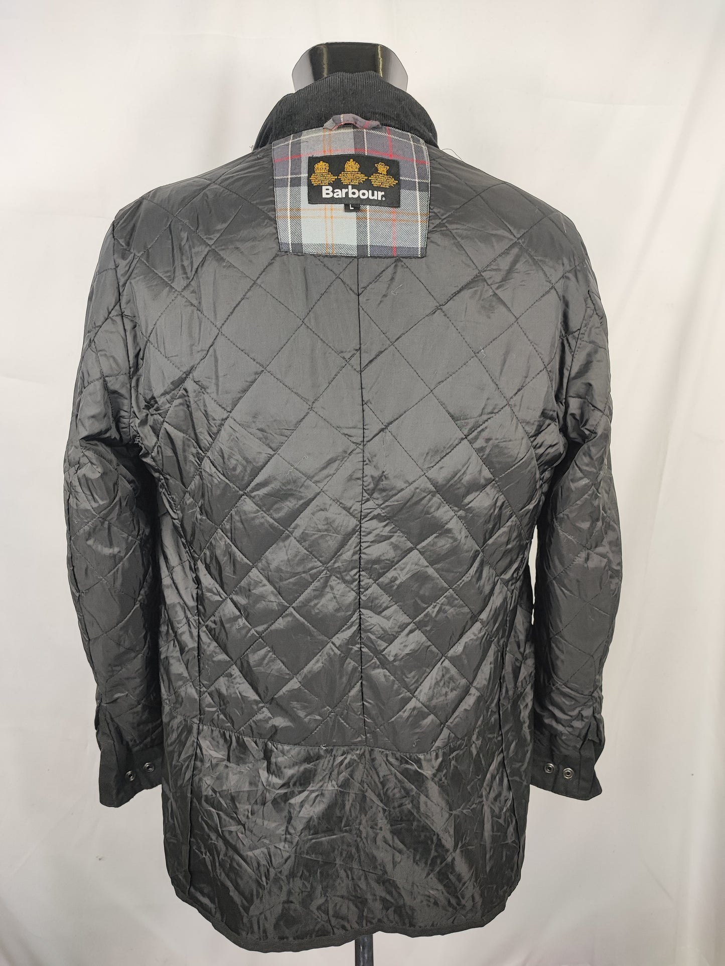 Barbour Giacca Uomo Corbridge Nera Large Man Black Waxed Corbridge Jacket Size Large