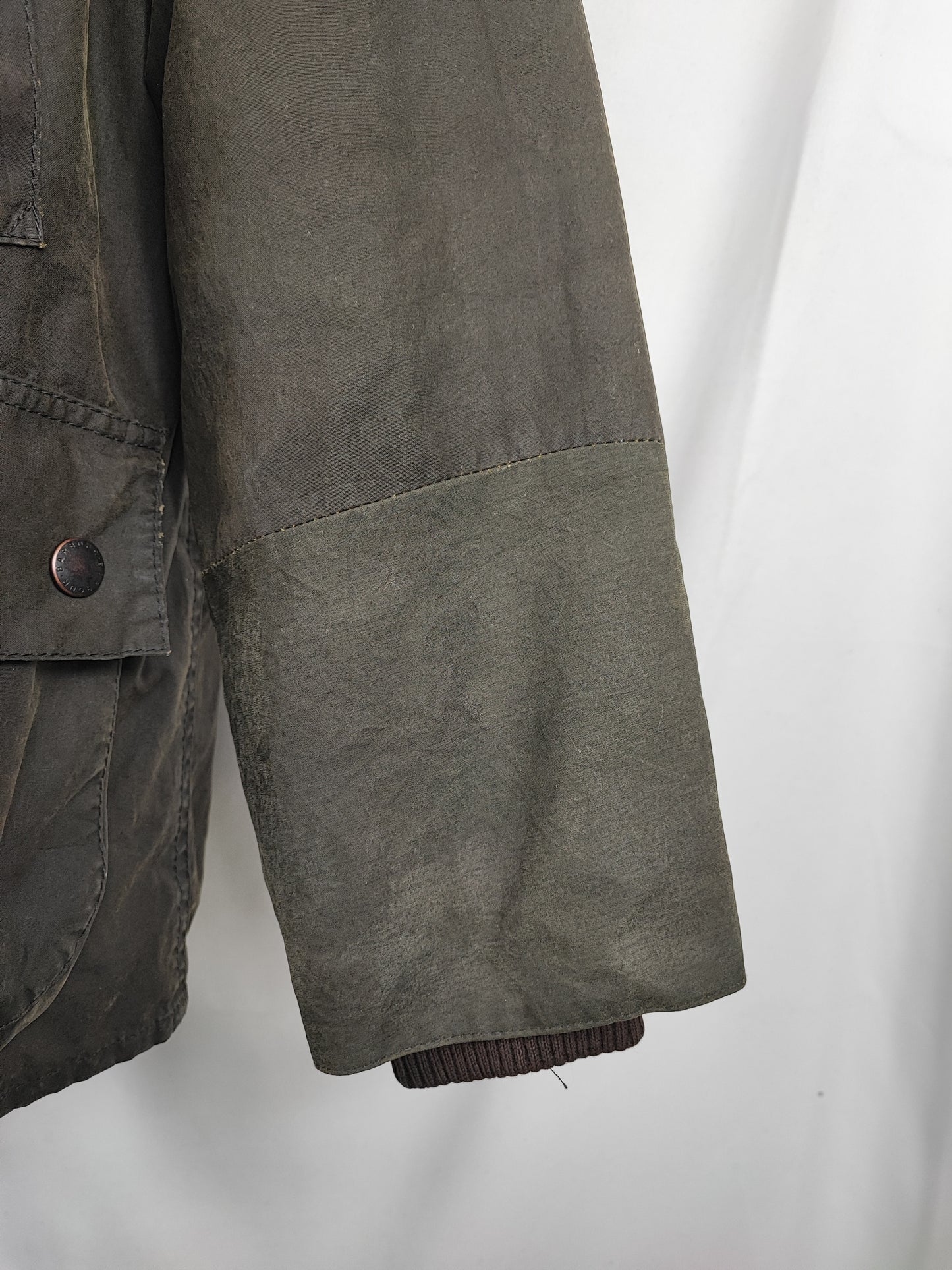 RARA Barbour Bedale C40/102 CM Olive Man Olive Bedale Jacket Size Medium