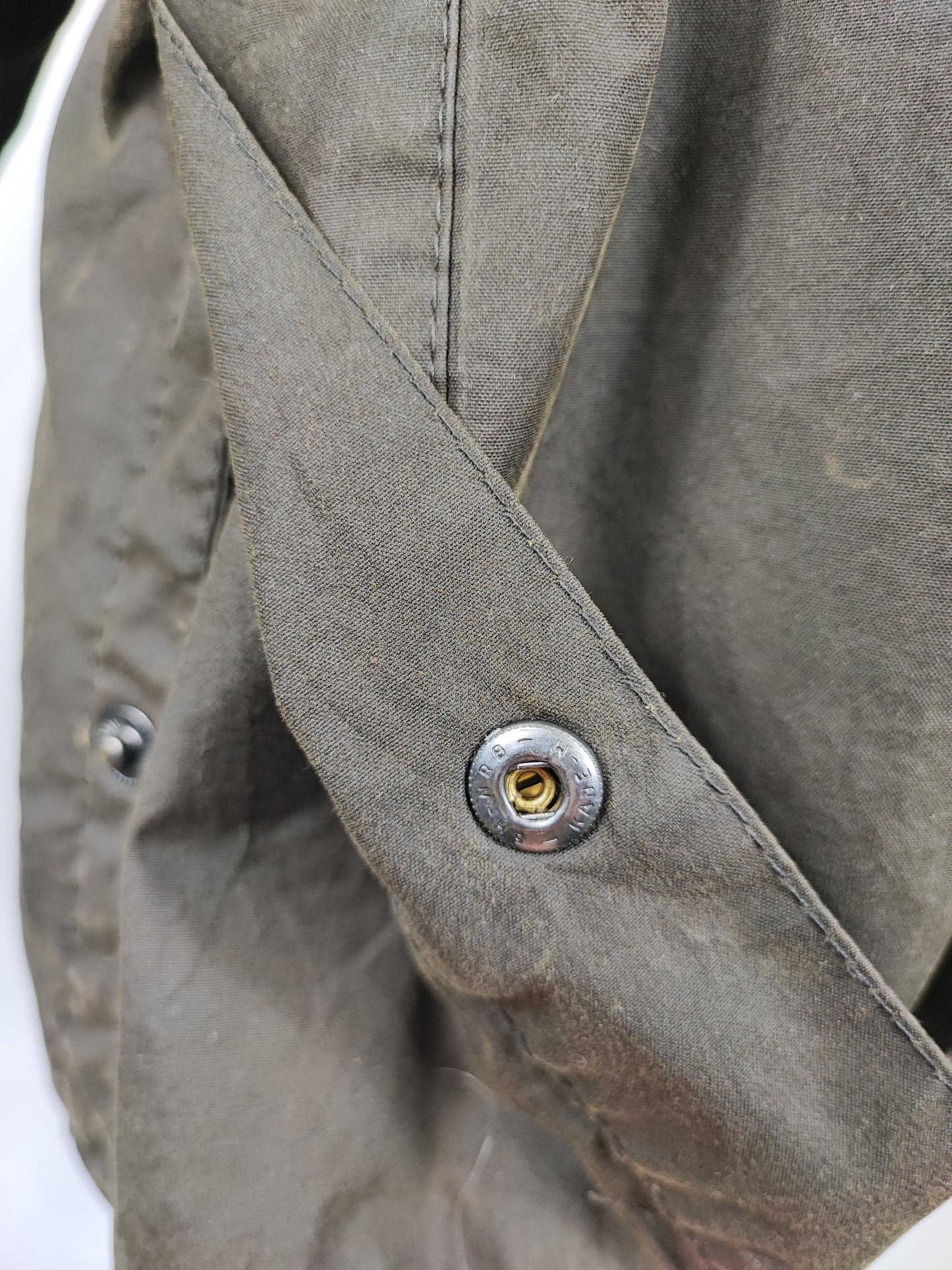 RARA Barbour Bedale C40/102 CM Olive Man Olive Bedale Jacket Size Medium