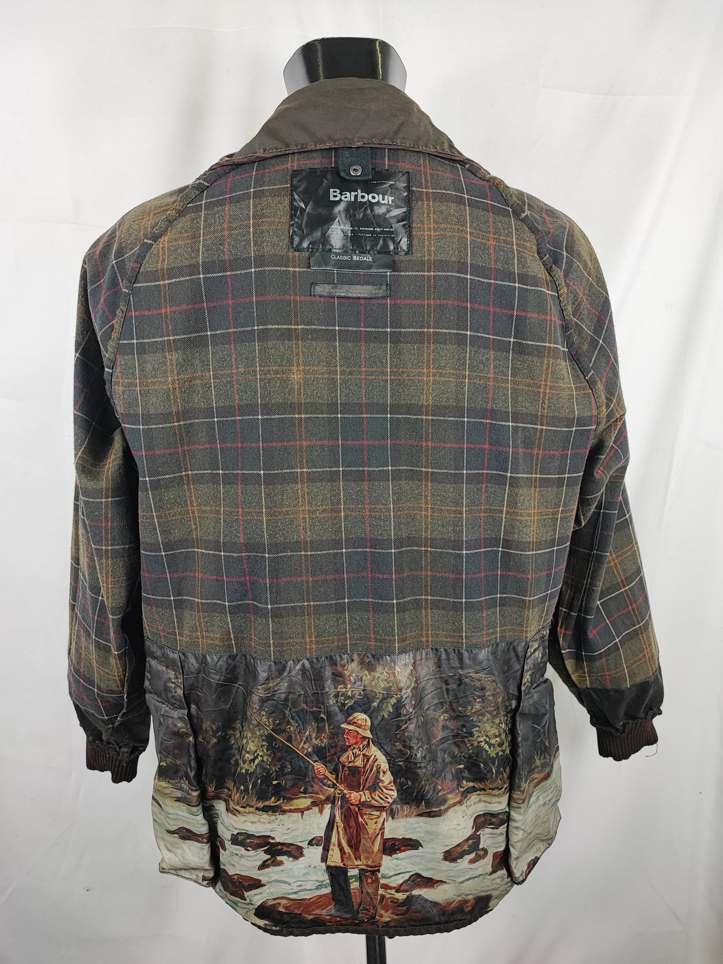 RARA Barbour Bedale C40/102 CM Olive Man Olive Bedale Jacket Size Medium