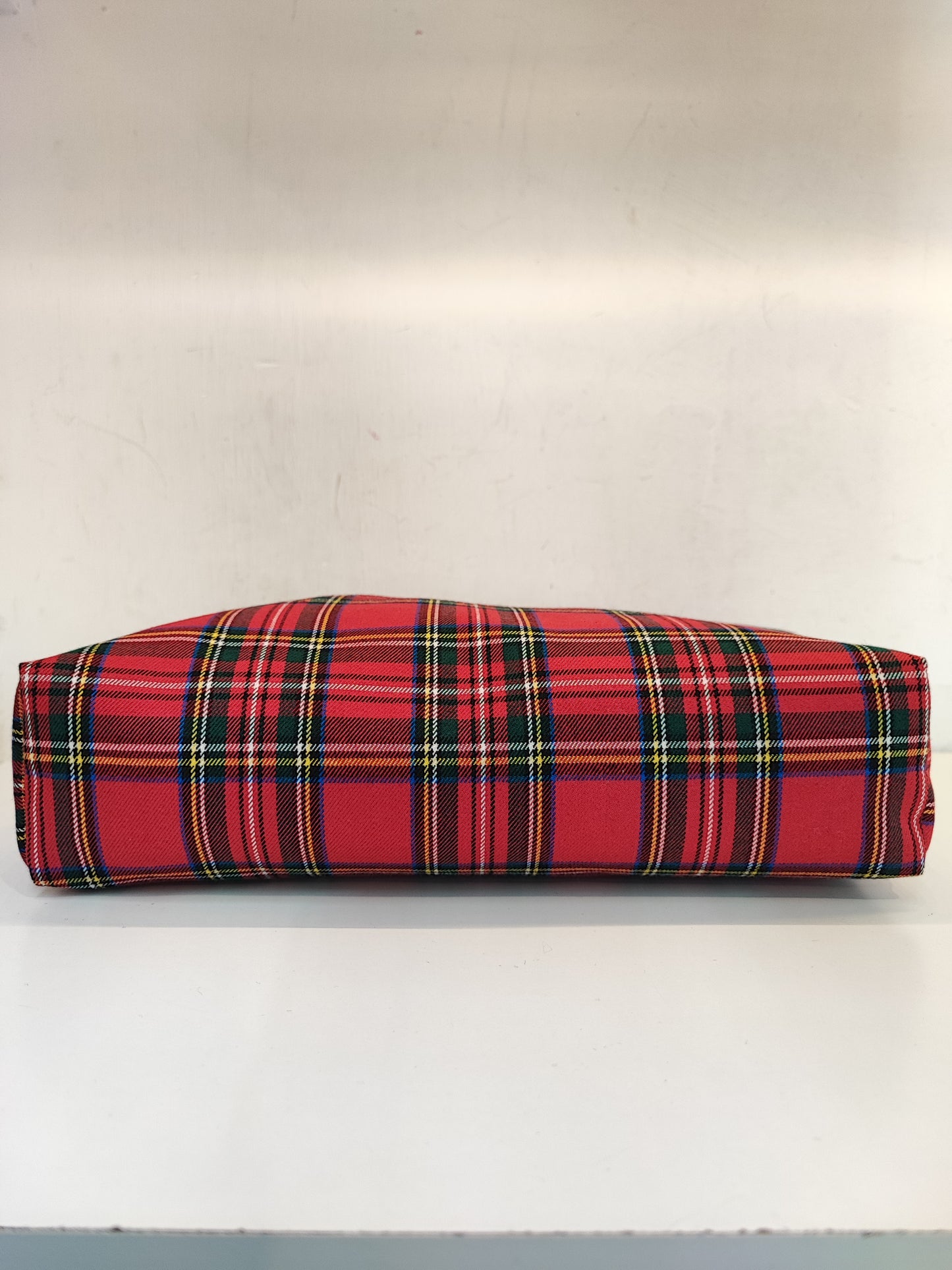 Pochette grande in cotone in Tartan scozzese