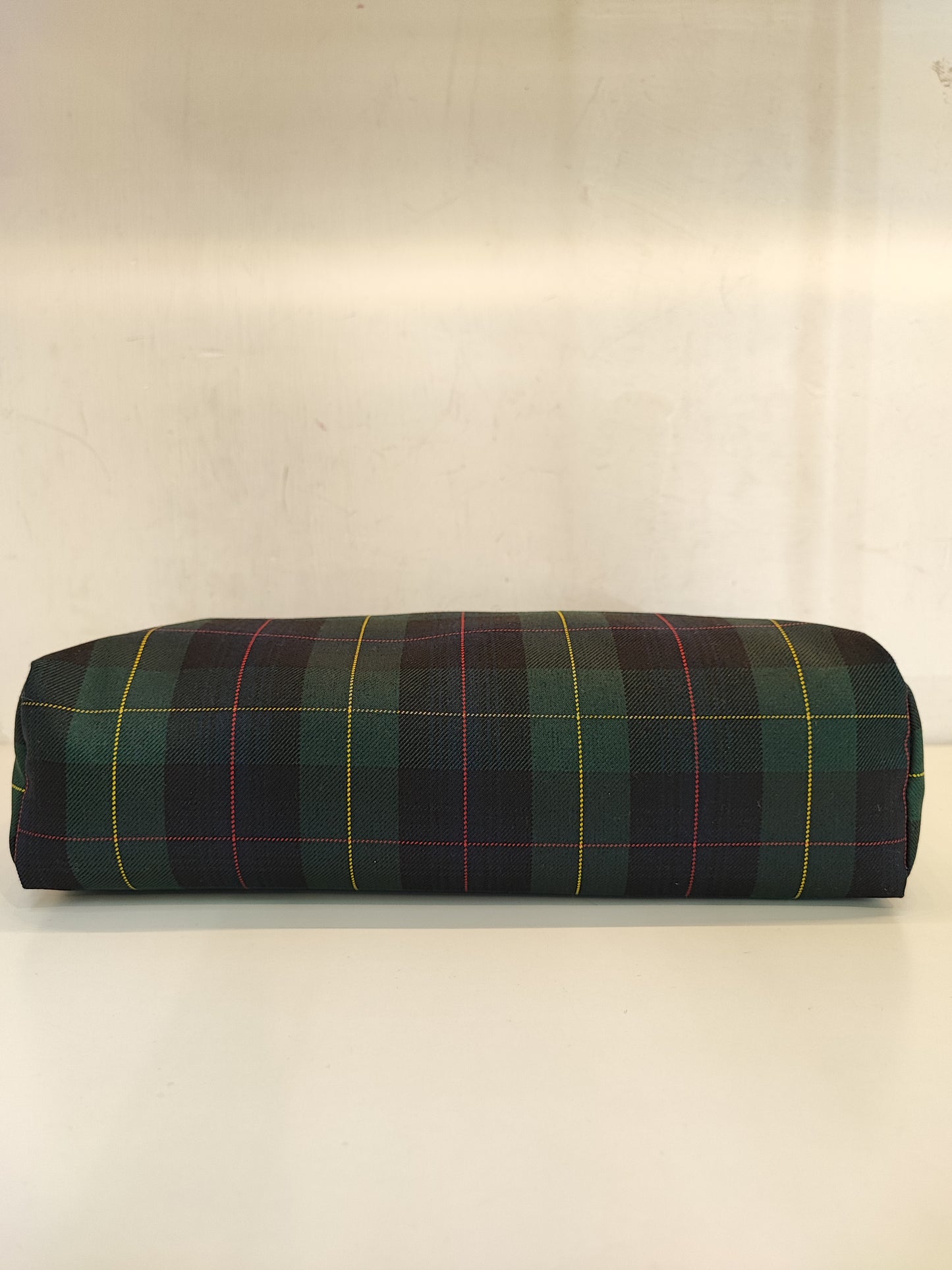 Pochette grande in cotone in Tartan Black Watch