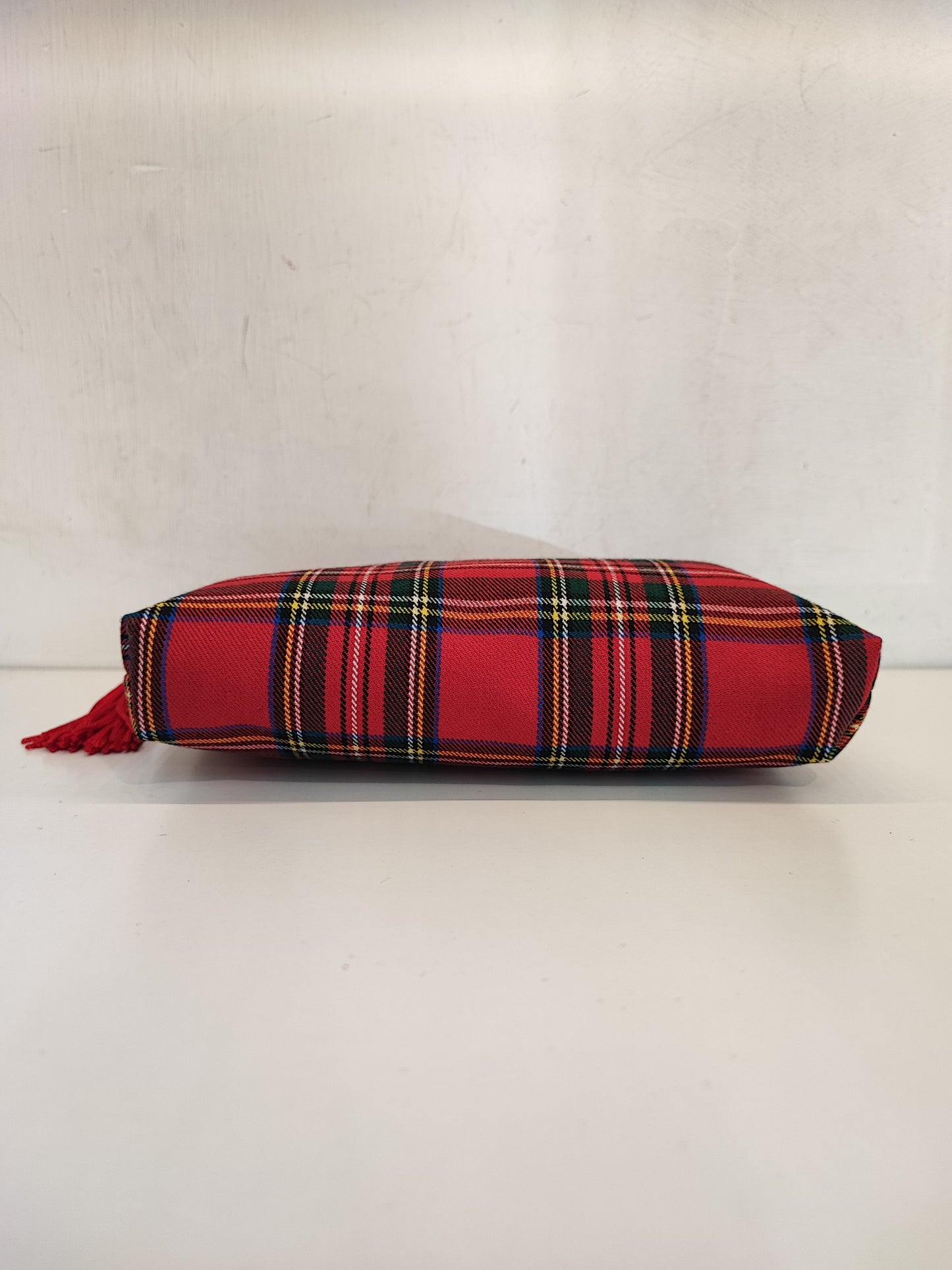 Pochette media in cotone in Tartan Scozzese
