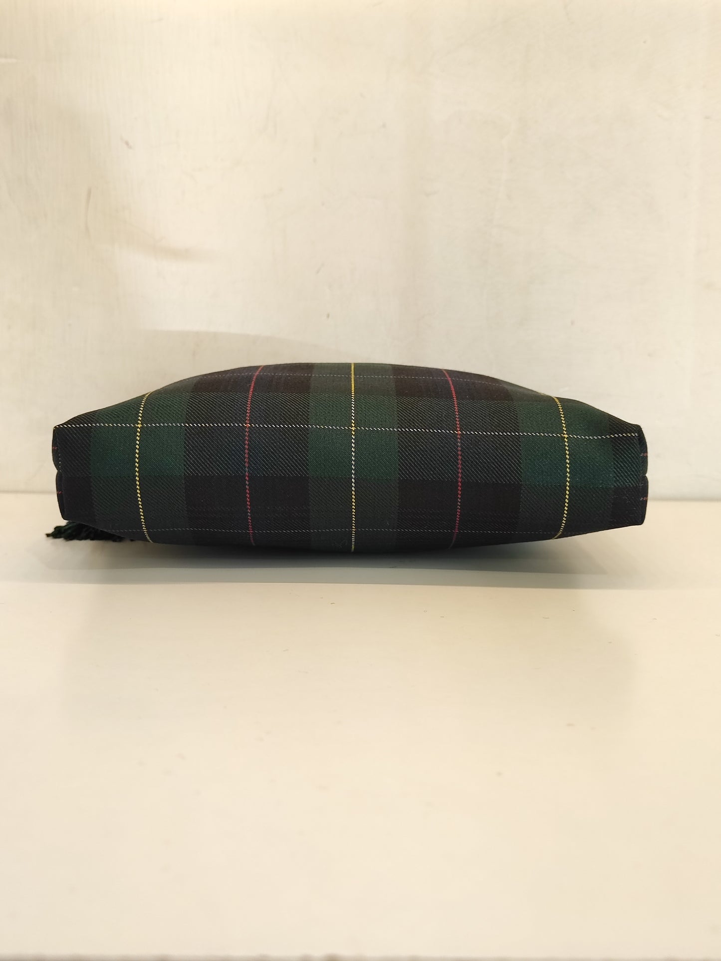 Pochette media in cotone in Tartan Black Watch