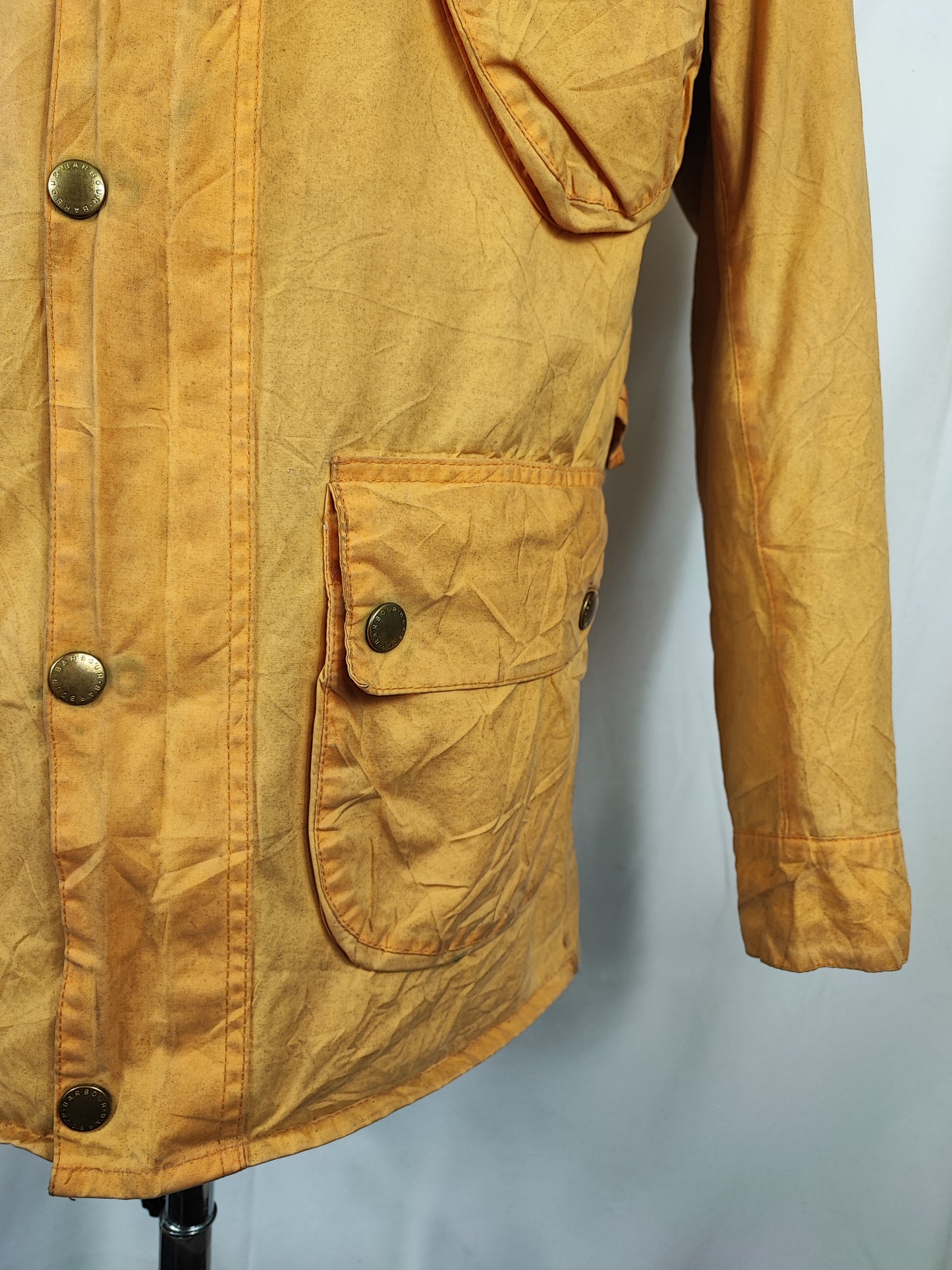 Giacca Barbour International A7 Giallo Medium- Man Yellow International Wax Jacket Size Medium