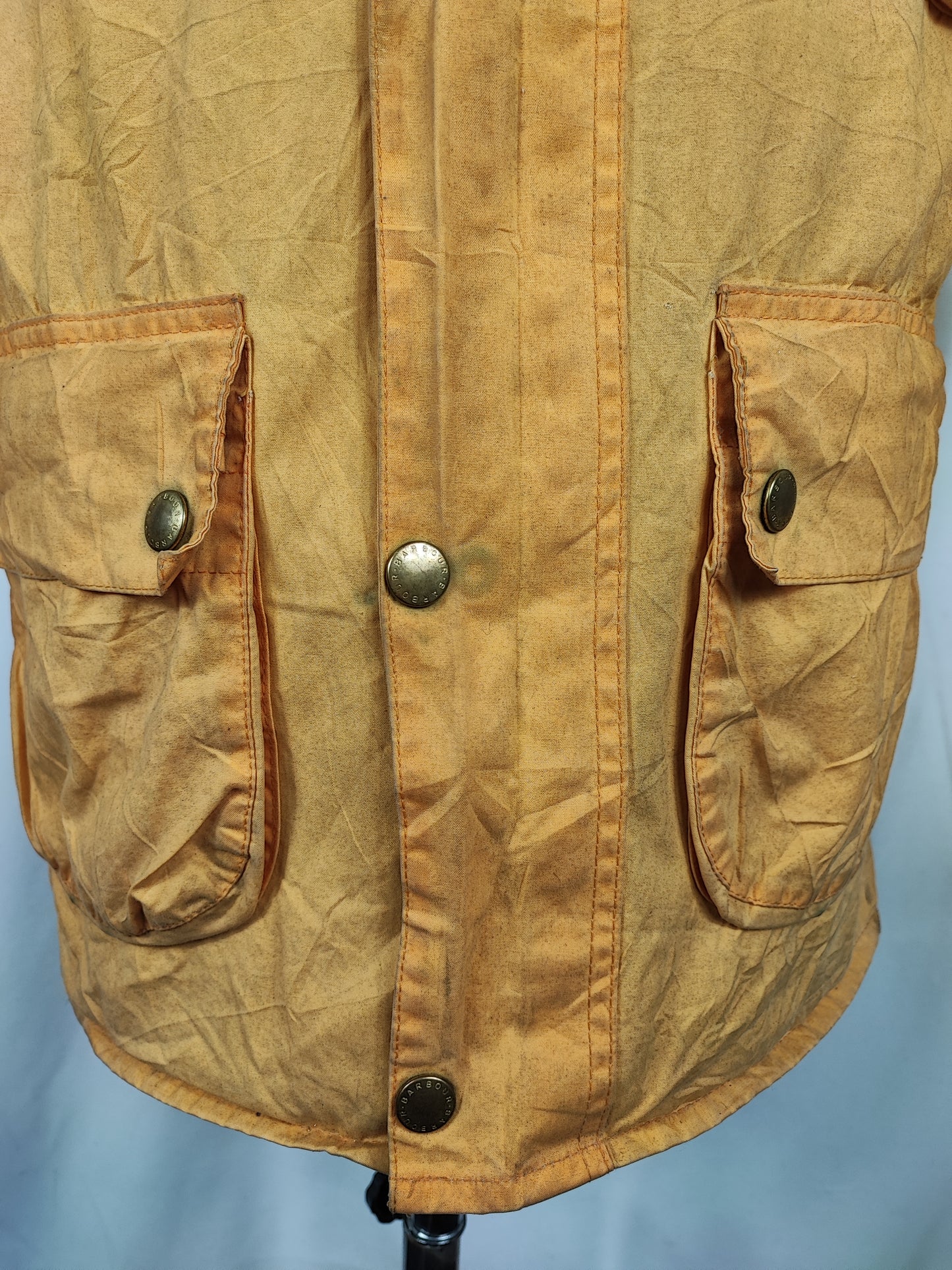 Giacca Barbour International A7 Giallo Medium- Man Yellow International Wax Jacket Size Medium