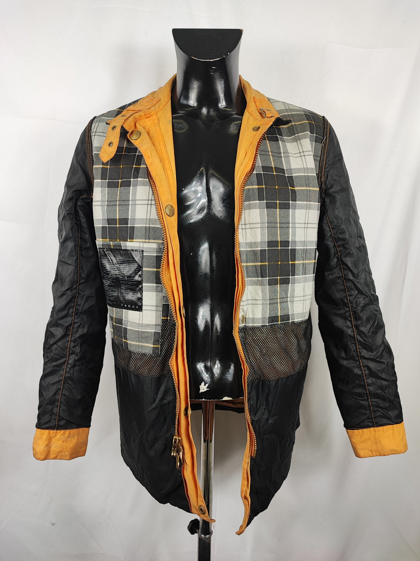 Giacca Barbour International A7 Giallo Medium- Man Yellow International Wax Jacket Size Medium