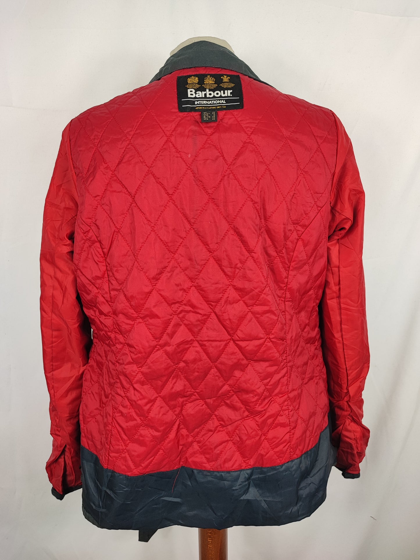 Giacca Barbour da donna blu invernale UK10 Small - Navy Hilberry Lady jacket UK10 tg. 40