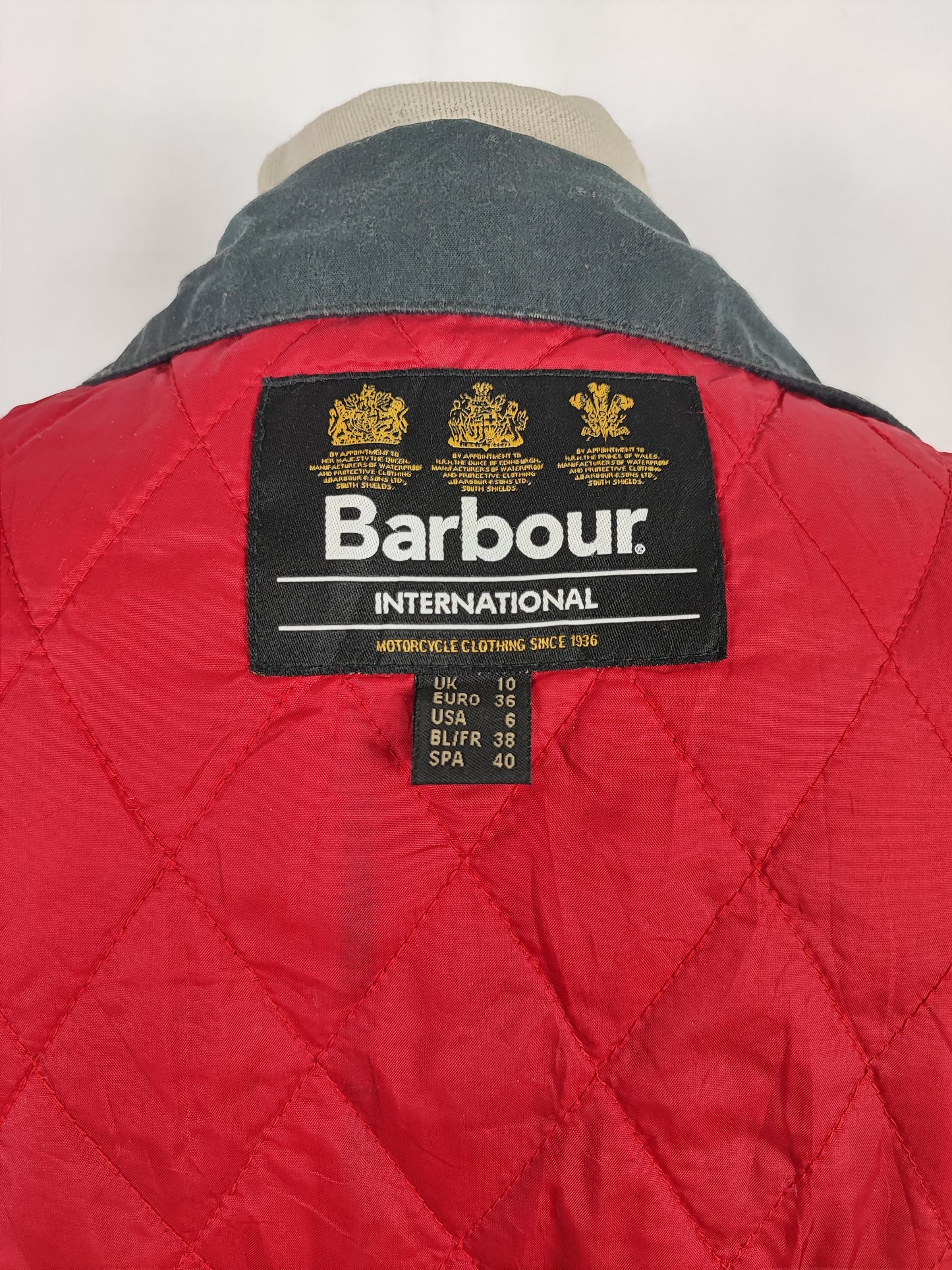 Giacca Barbour da donna blu invernale UK10 Small - Navy Hilberry Lady jacket UK10 tg. 40