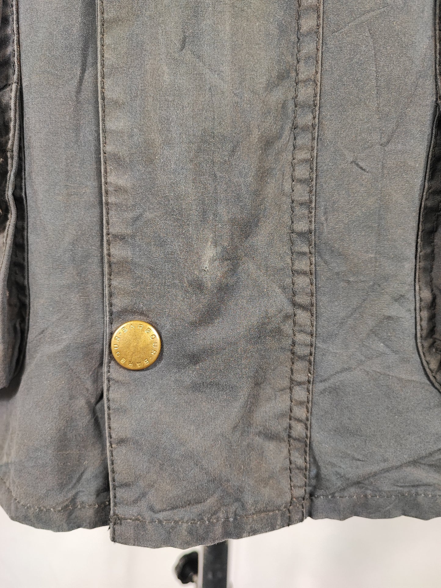 Giacca Barbour International A7 Blu Medium- Man Navy International Jacket Size Medium