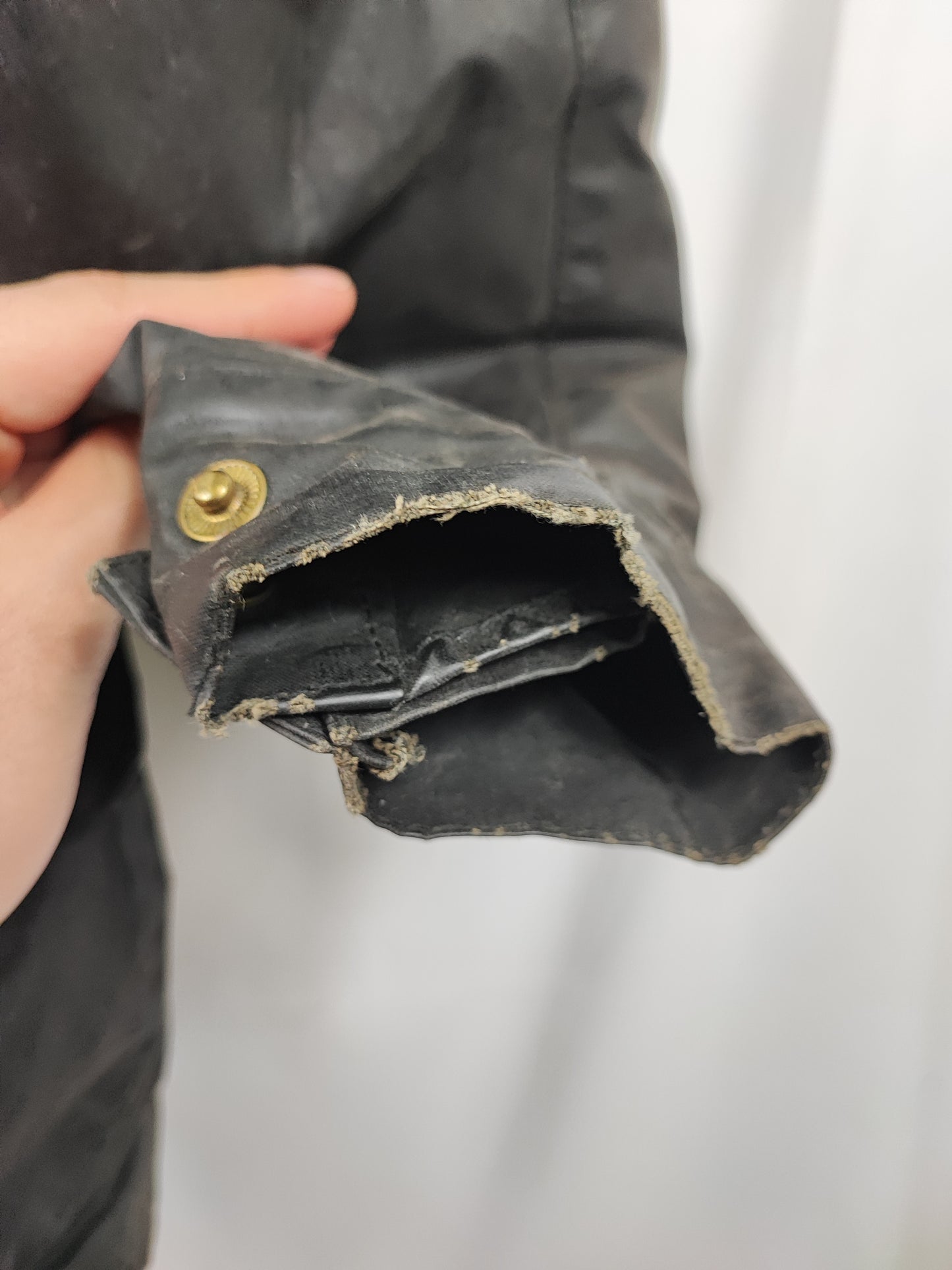 Giacca Barbour International Vintage Nero A7 C46/117 cm - Barbour International A7 Black Jacket Size XL