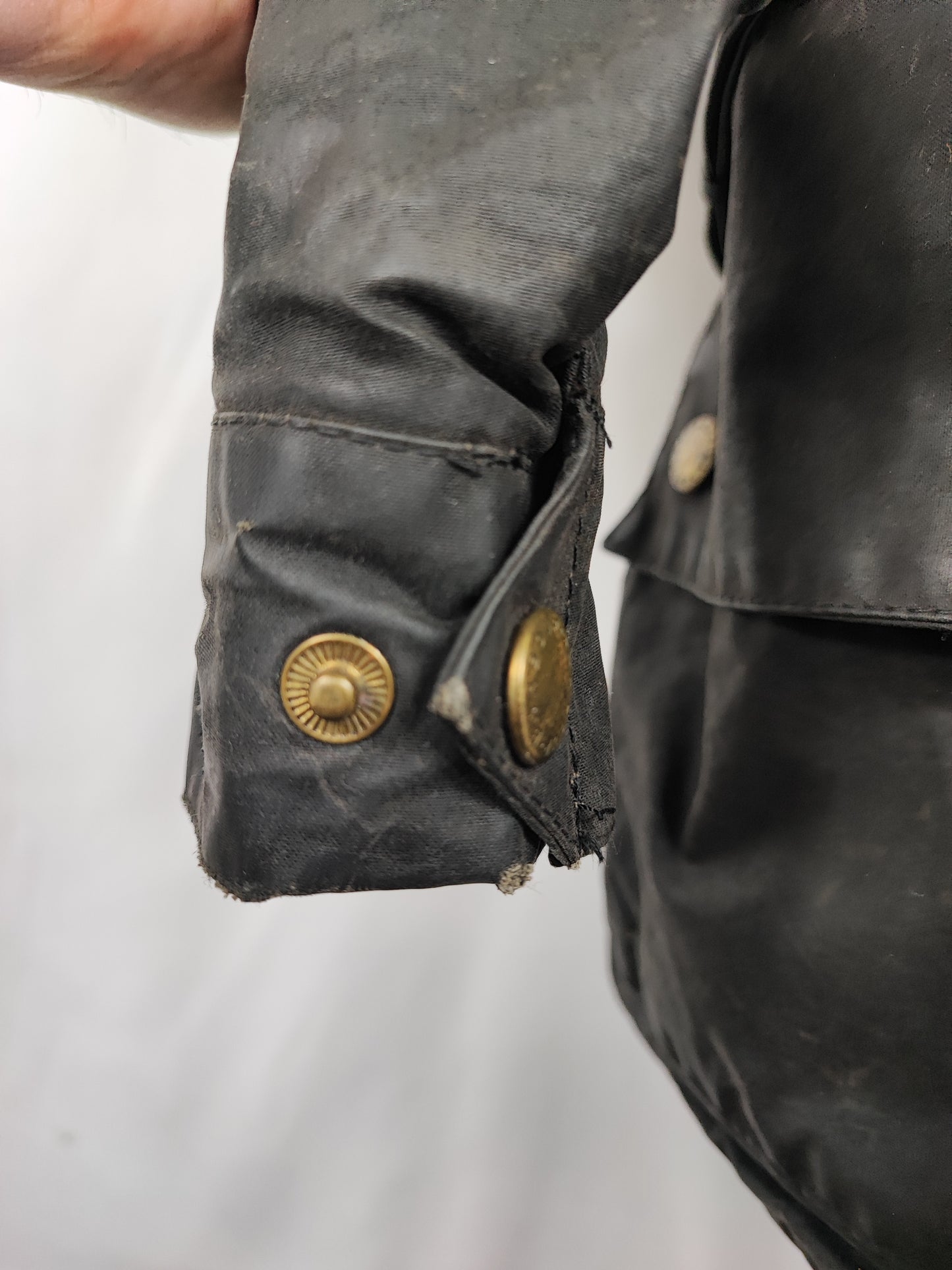 Giacca Barbour International Vintage Nero A7 C46/117 cm - Barbour International A7 Black Jacket Size XL