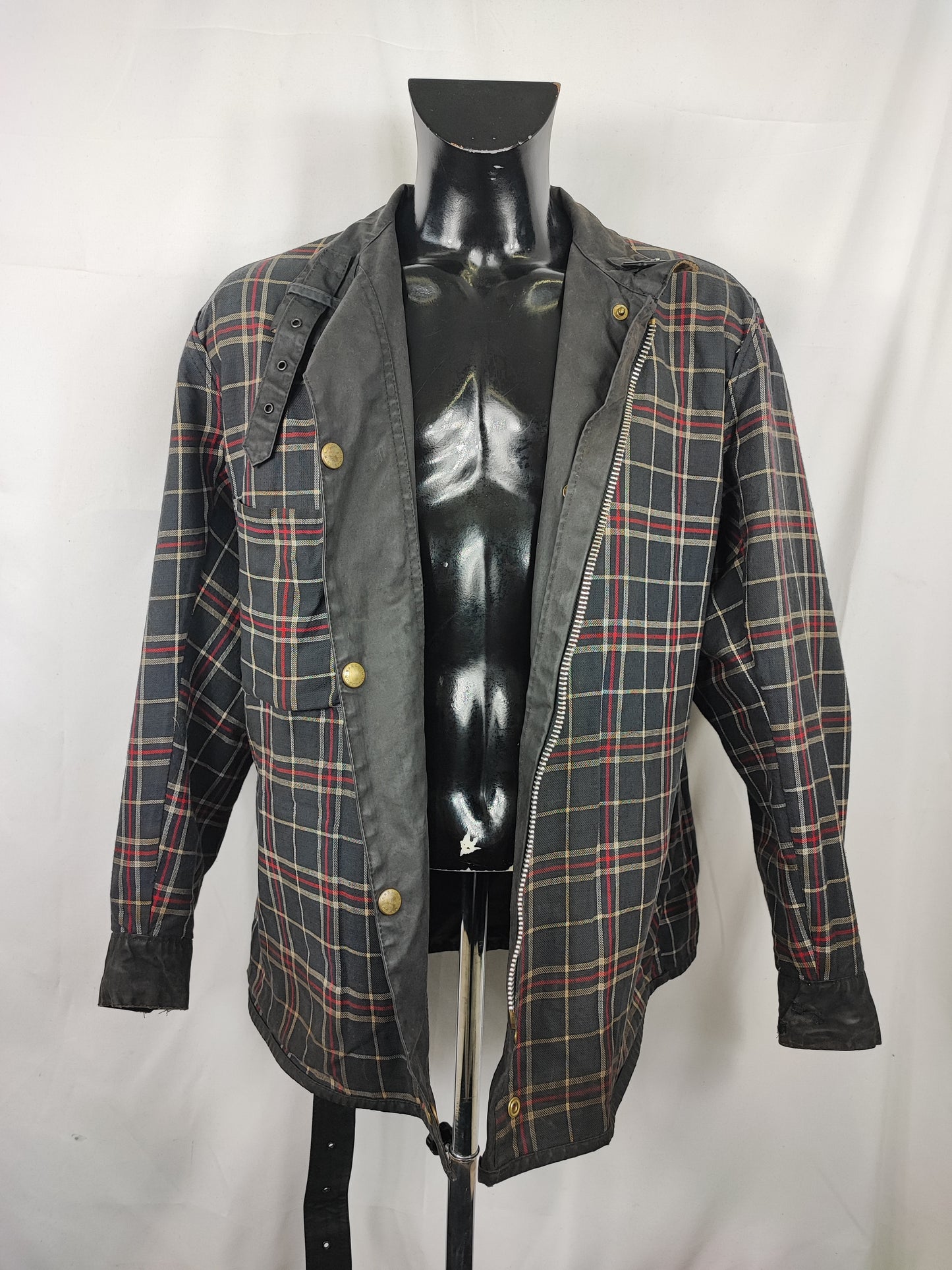 Giacca Barbour International Vintage Nero A7 C46/117 cm - Barbour International A7 Black Jacket Size XL