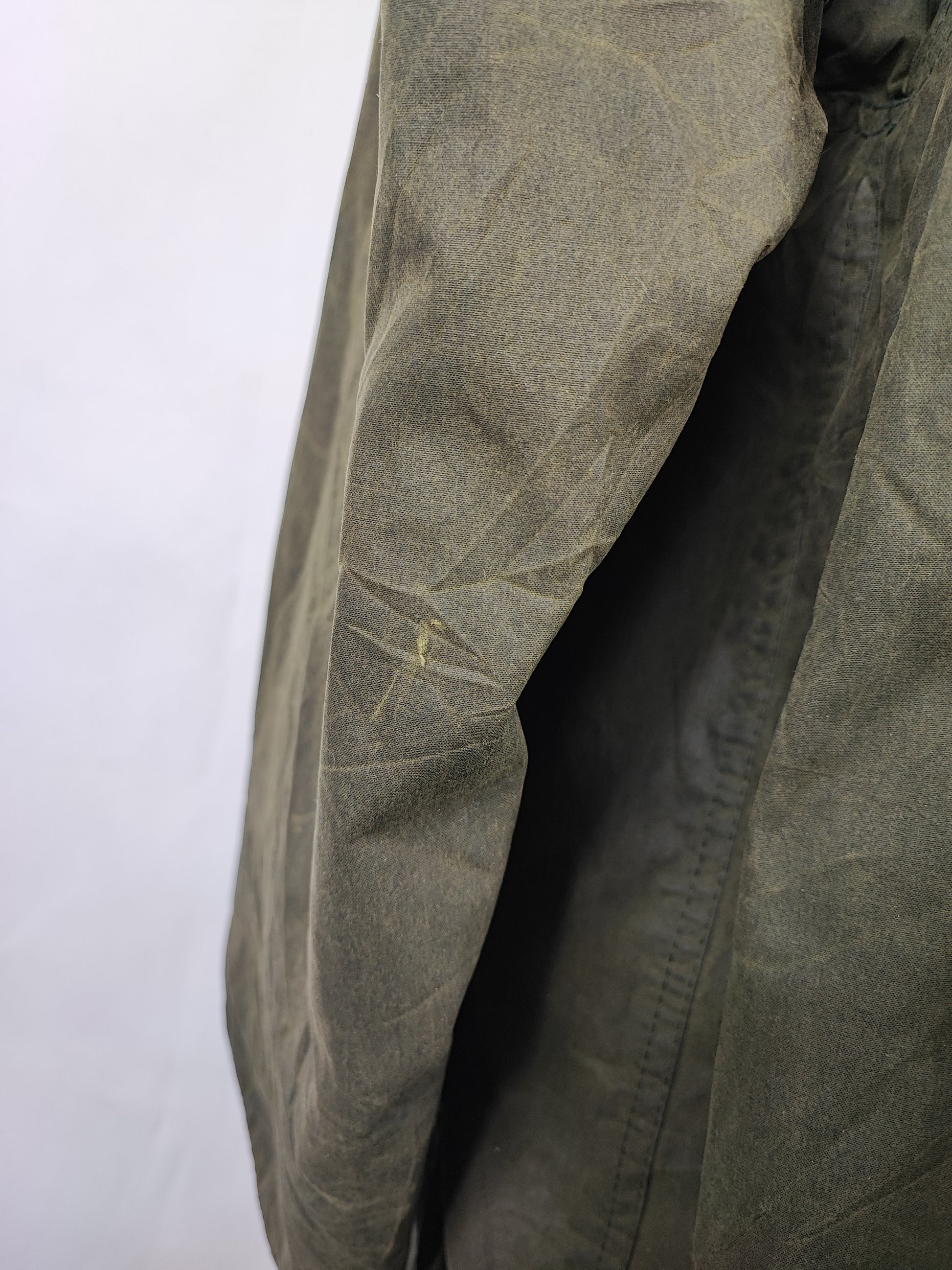 Barbour Uomo Border vintage verde Cerato C44/112cm Green Border Wax Coat XLarge - Shop In London