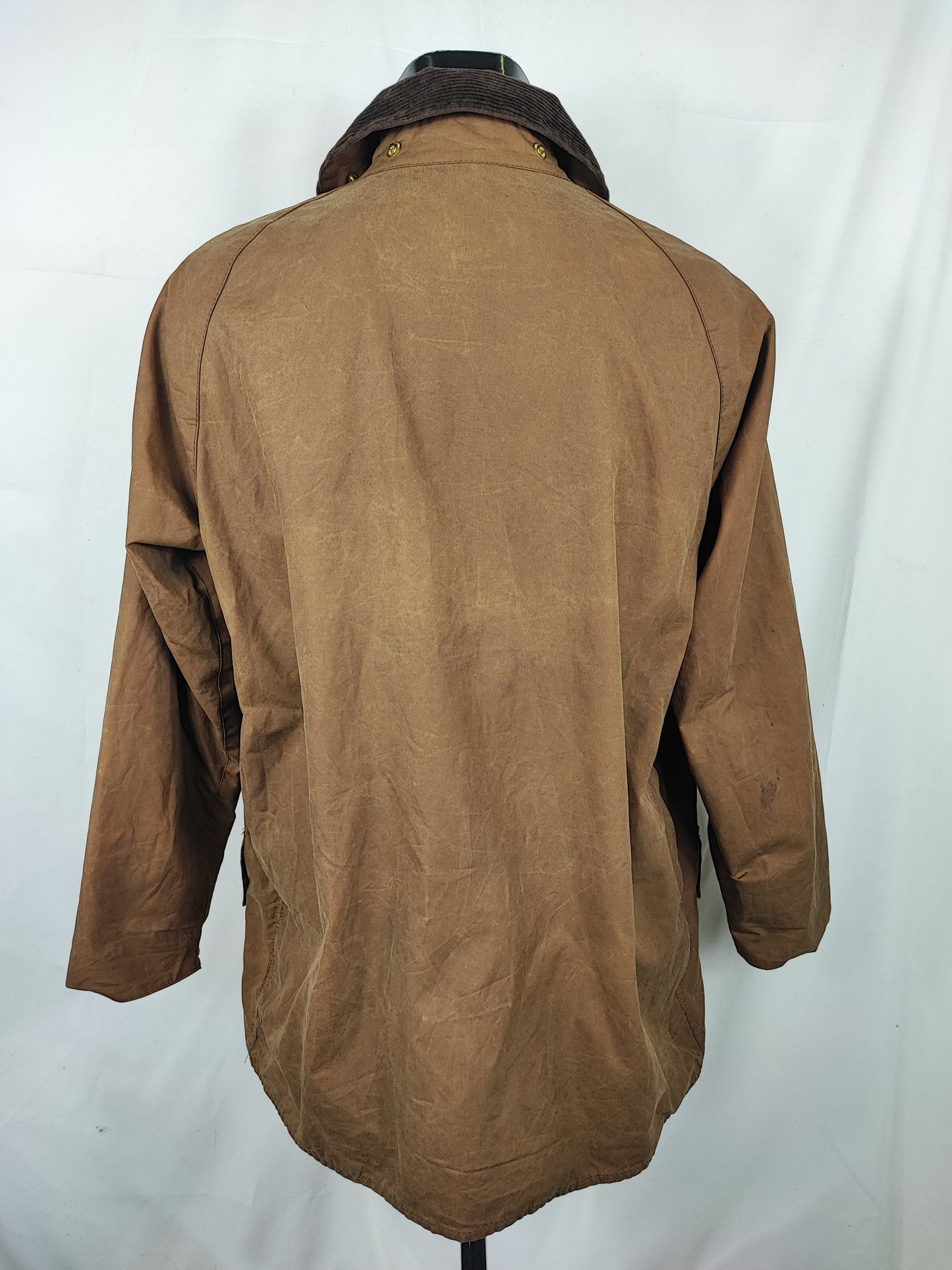 RARO Barbour Giacca Beaufort Beige vintage C44/112 cm Sandstone Beaufort Jacket Large/XL c44